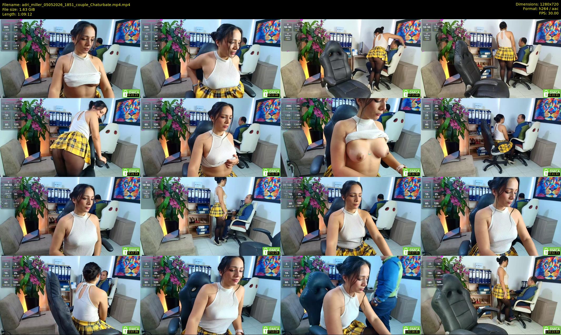 adri_miller — 70 minute Chaturbate couple cam show recording, 720p, May 5, 2026