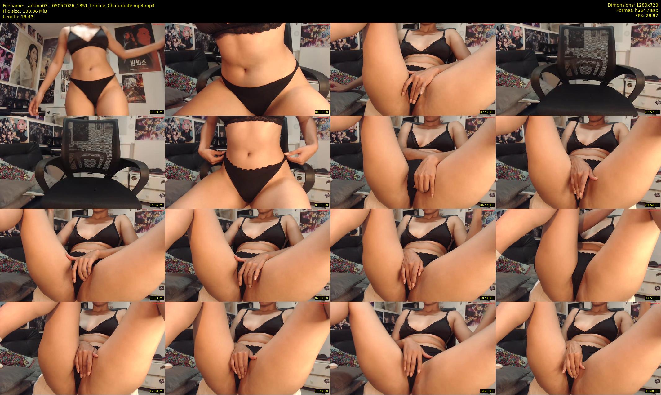 _ariana03_ — 17 minute Chaturbate female cam show recording, 720p, May 5, 2026