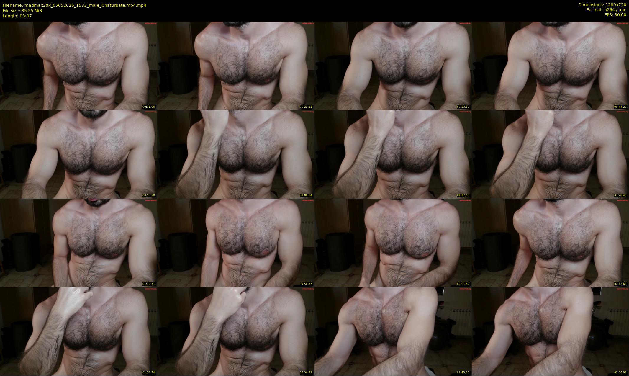madmax20x — 4 minute Chaturbate male cam show recording, 720p, May 5, 2026