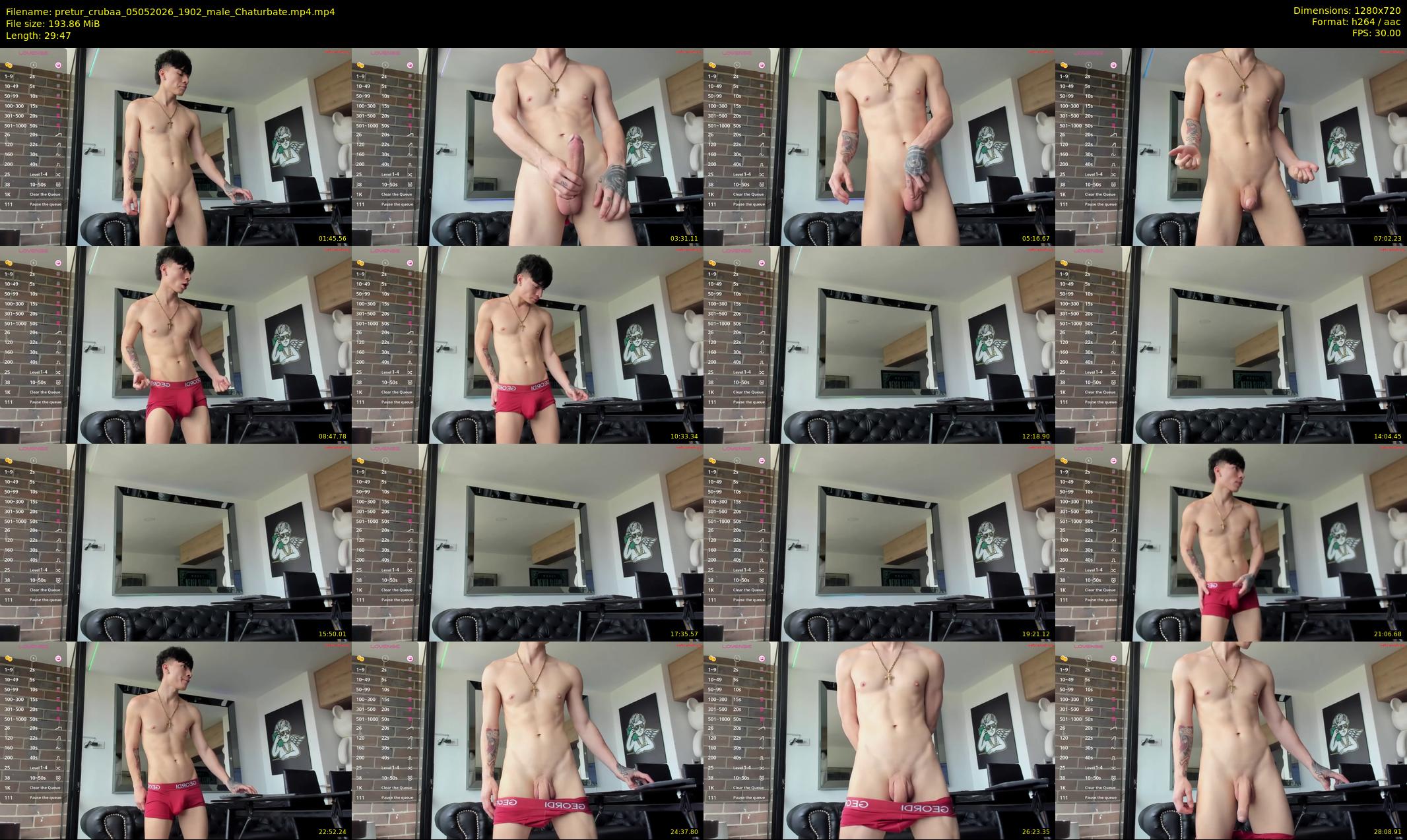 pretur_crubaa — 30 minute Chaturbate male cam show recording, 720p, May 5, 2026