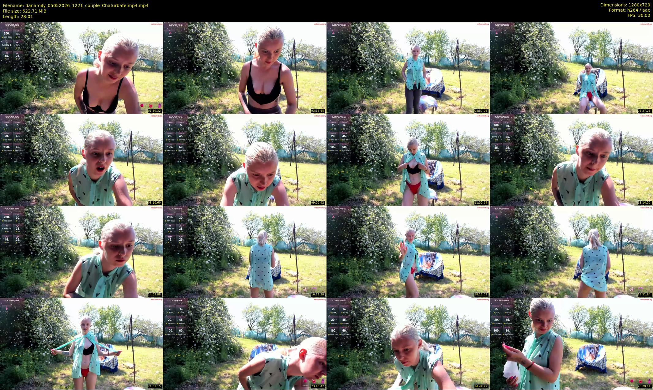 danamily — 29 minute Chaturbate female cam show recording, 720p, May 5, 2026