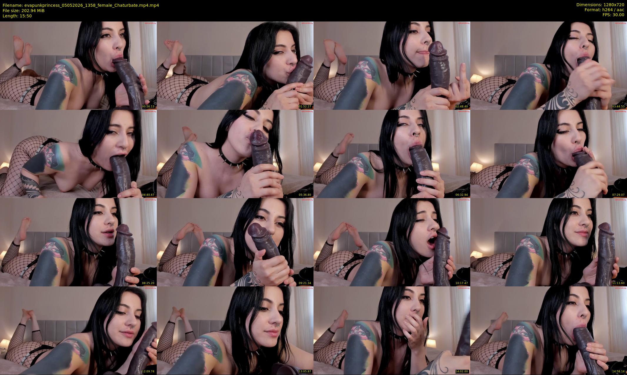 evapunkprincess — 16 minute Chaturbate female cam show recording, 720p, May 5, 2026