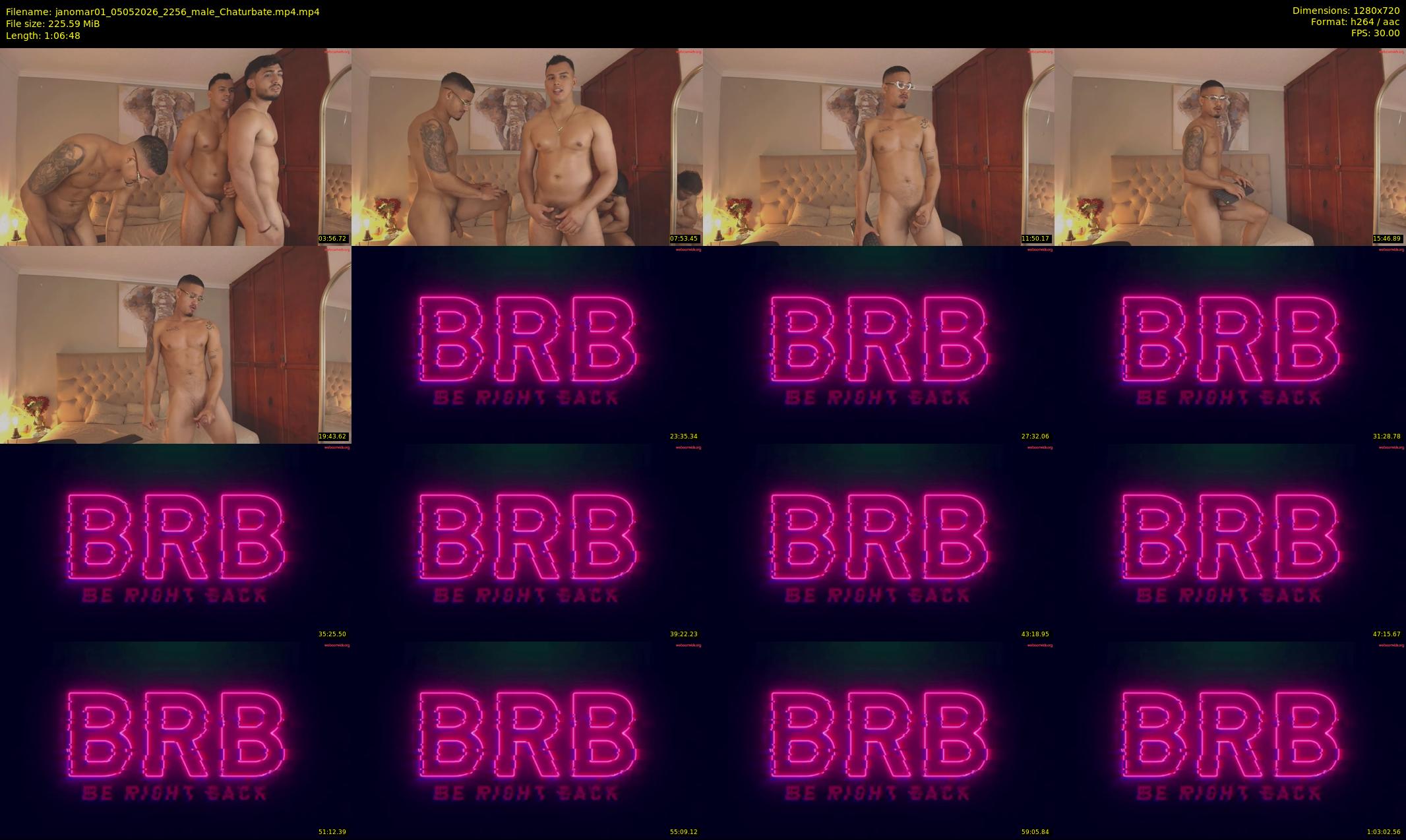 janomar01 — 67 minute Chaturbate male cam show recording, 720p, May 5, 2026