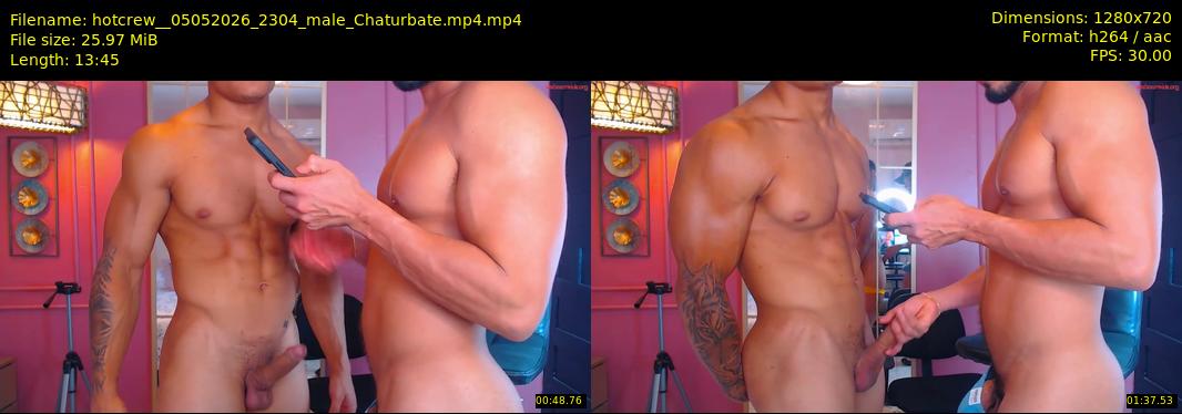 hotcrew_ — 14 minute Chaturbate male cam show recording, 720p, May 5, 2026