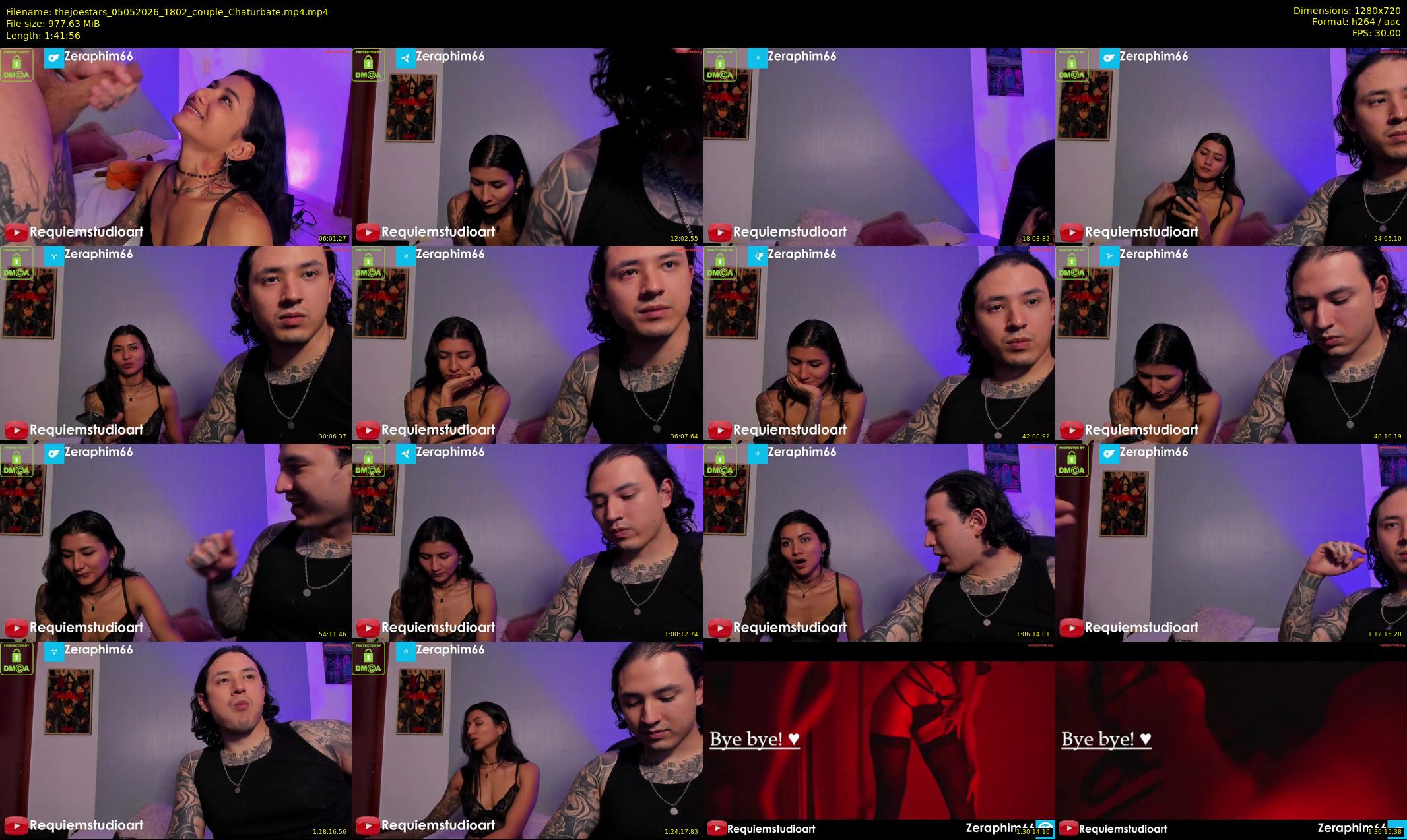thejoestars — 102 minute Chaturbate couple cam show recording, 720p, May 5, 2026