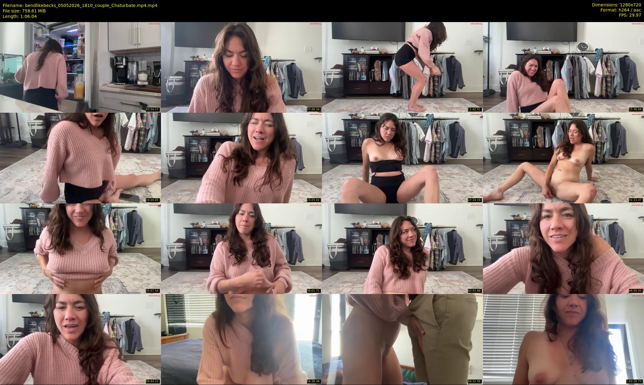 bendlikebecks — 67 minute Chaturbate female cam show recording, 720p, May 5, 2026