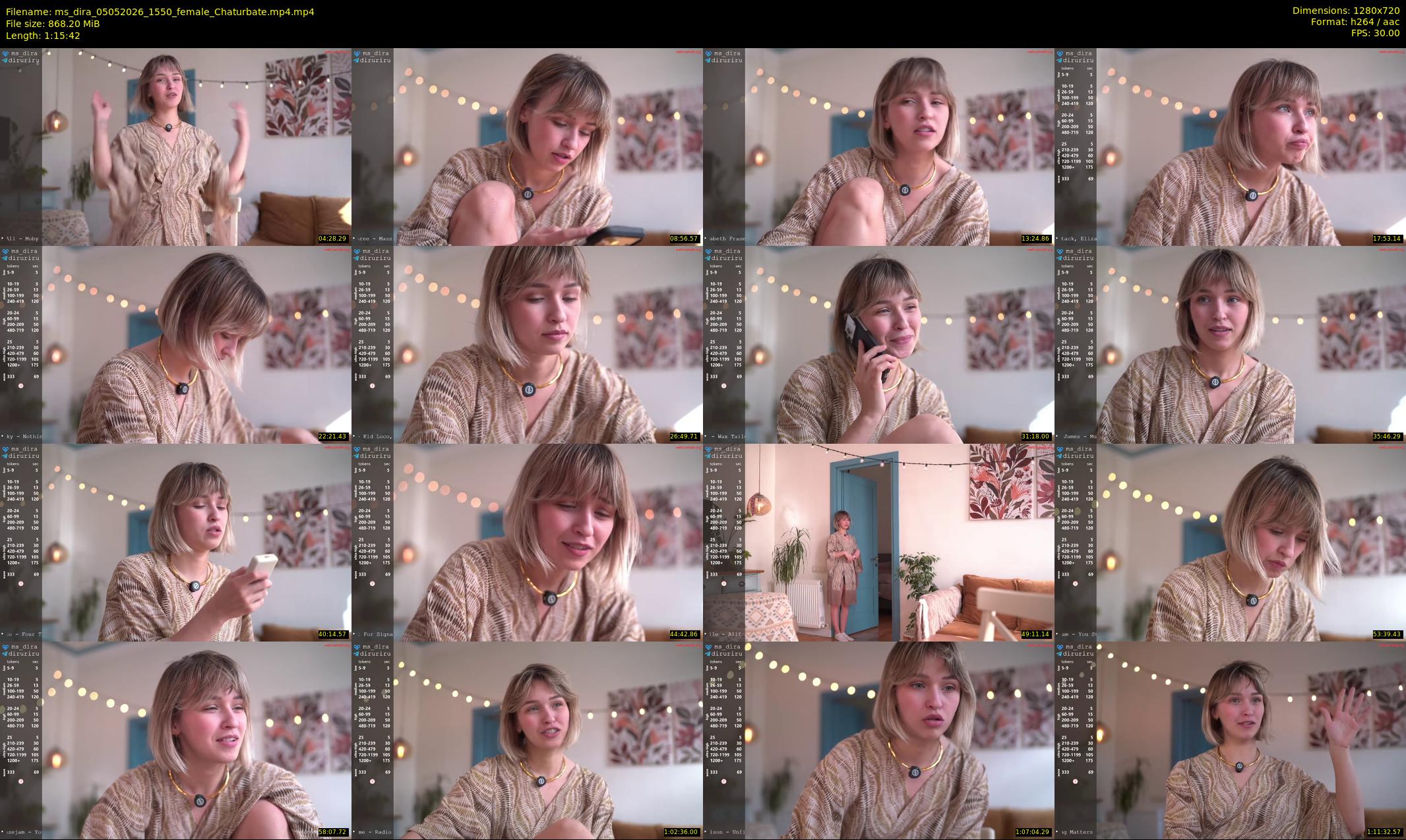ms_dira — 76 minute Chaturbate female cam show recording, 720p, May 5, 2026