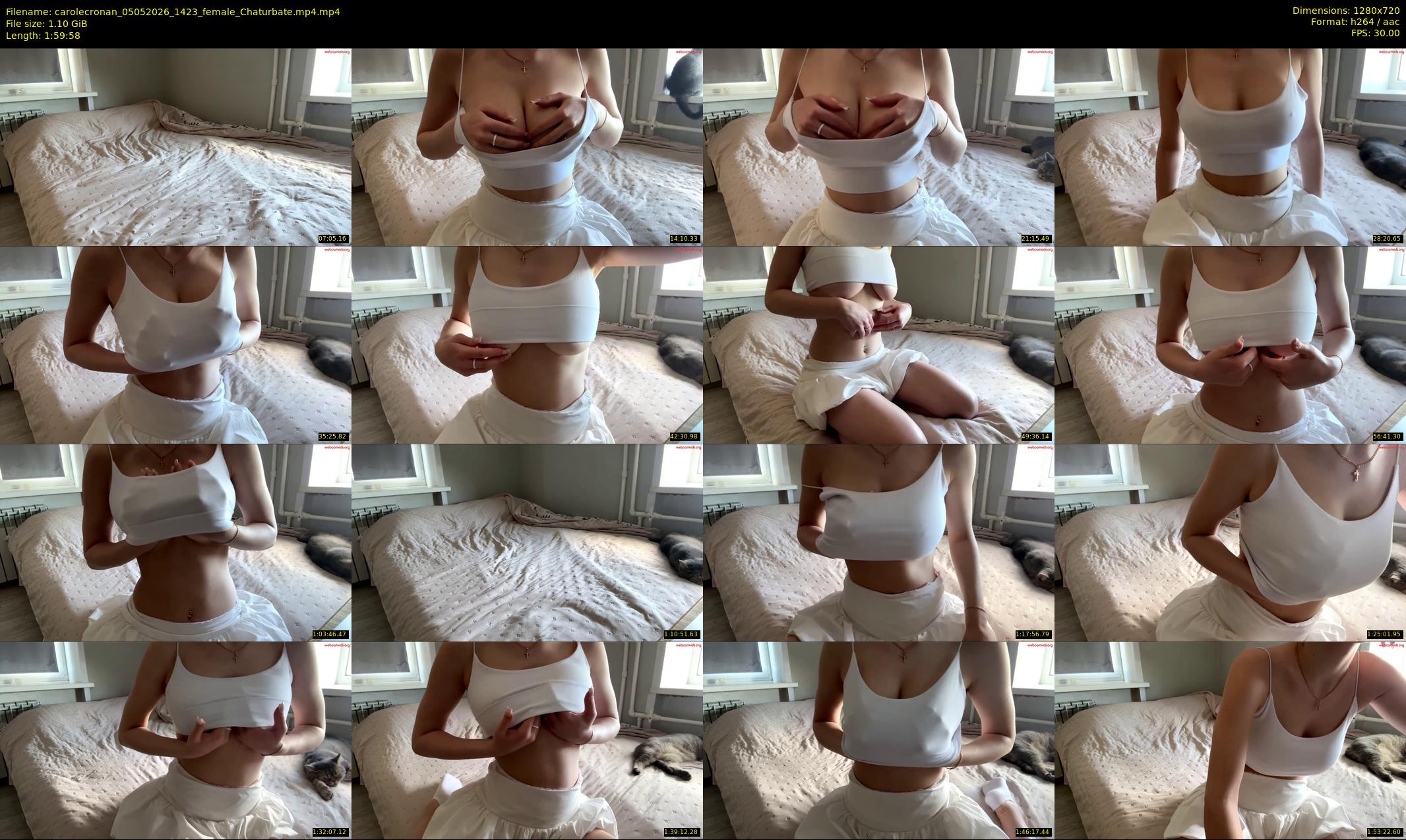 carolecronan — 120 minute Chaturbate female cam show recording, 720p, May 5, 2026