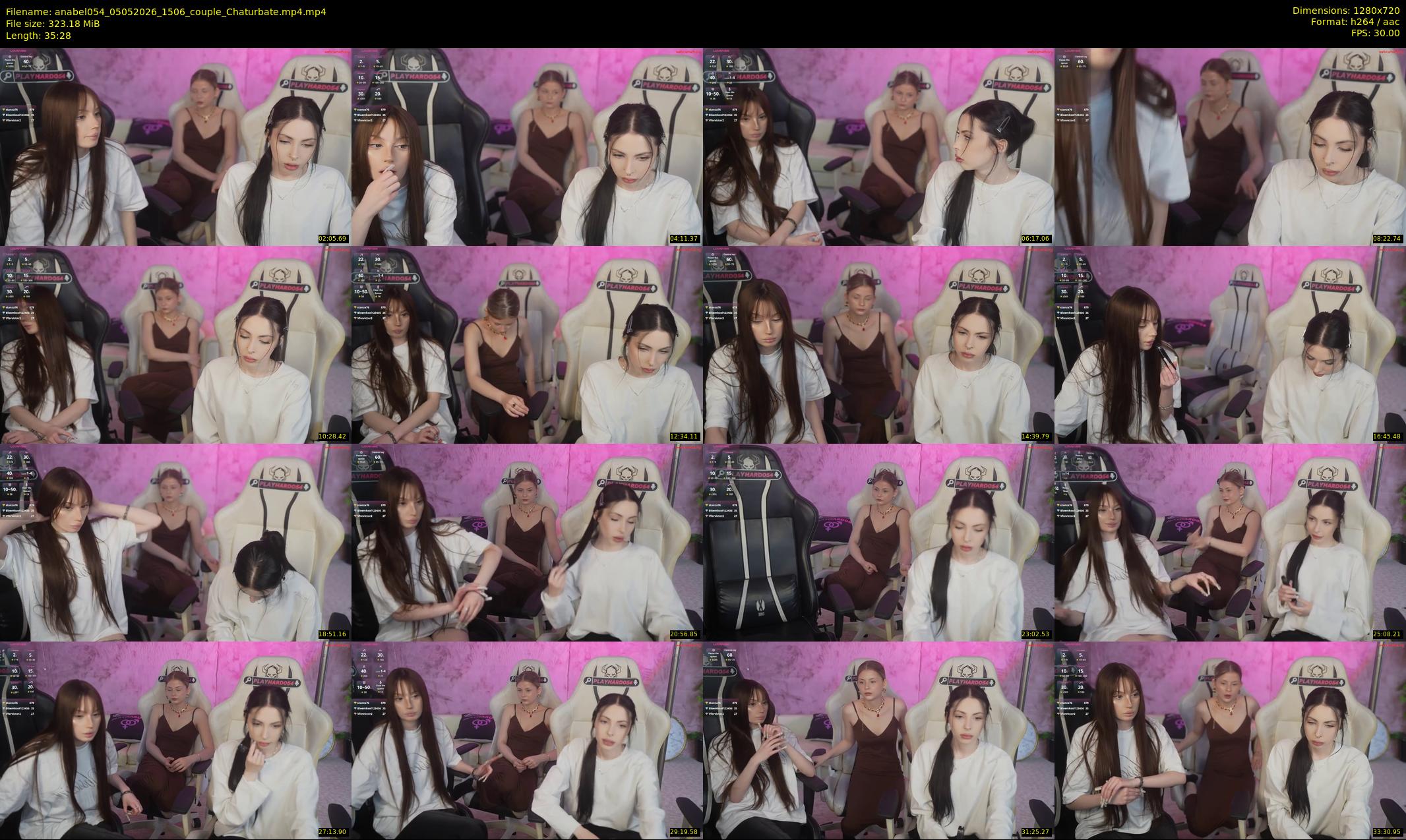 anabel054 — 36 minute Chaturbate female cam show recording, 720p, May 5, 2026