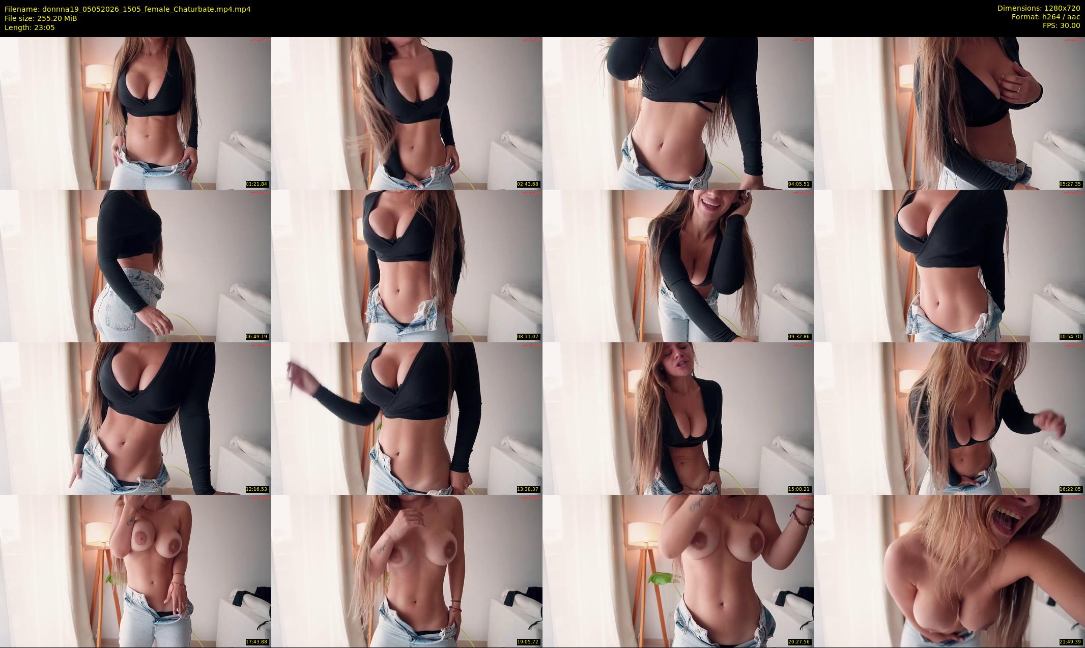 donnna19 — 24 minute Chaturbate female cam show recording, 720p, May 5, 2026