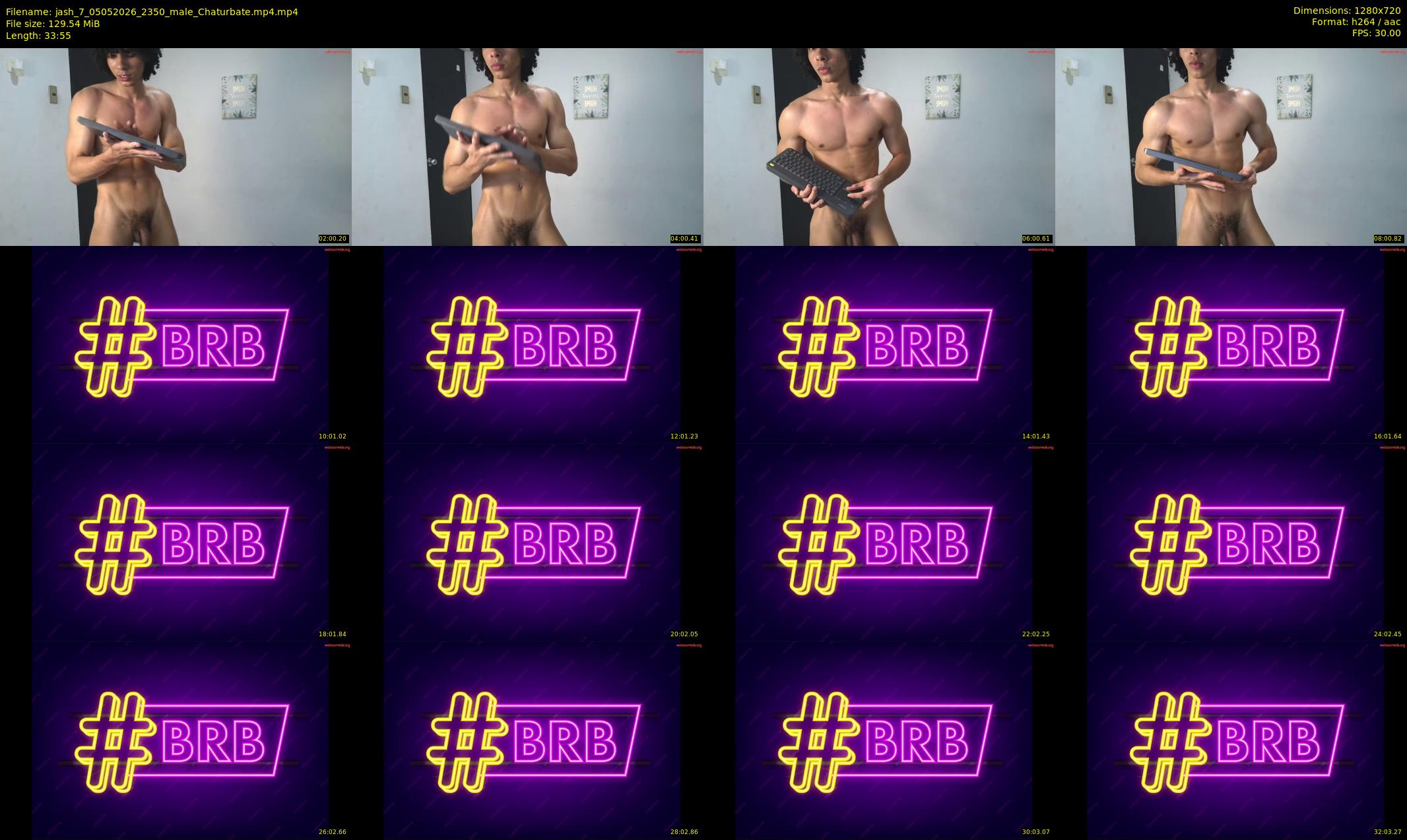 jash_7 — 34 minute Chaturbate male cam show recording, 720p, May 5, 2026