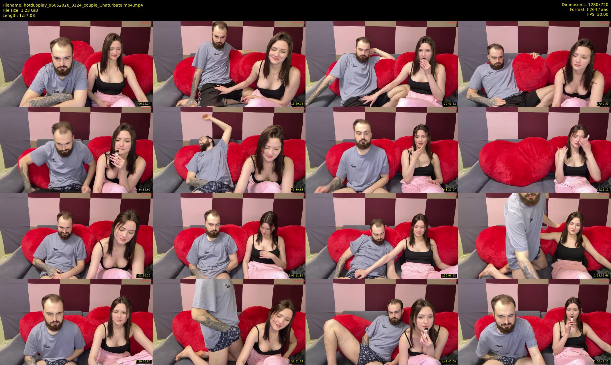 hotduoplay — 118 minute Chaturbate couple cam show recording, 720p, May 6, 2026