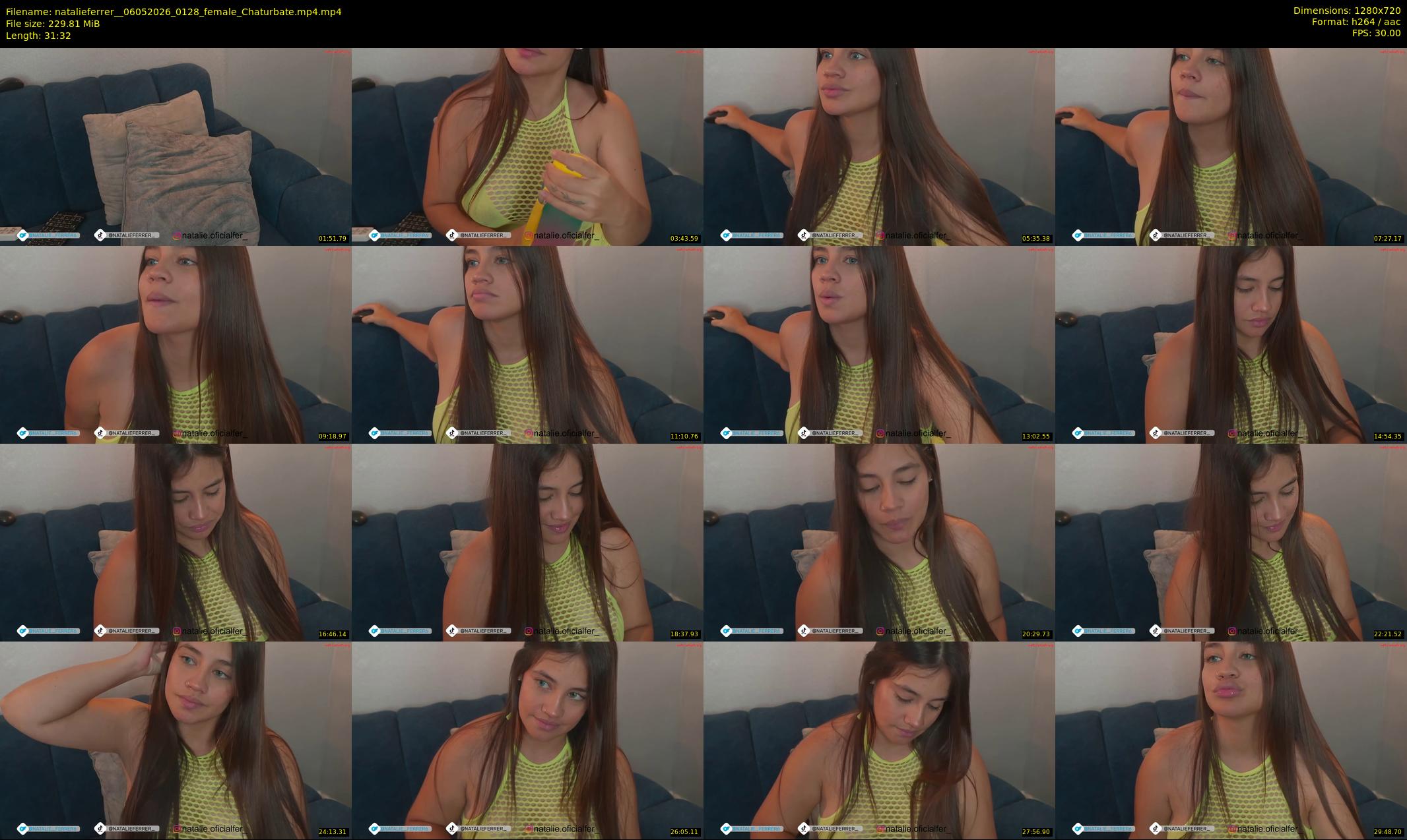 natalieferrer_ — 32 minute Chaturbate female cam show recording, 720p, May 6, 2026