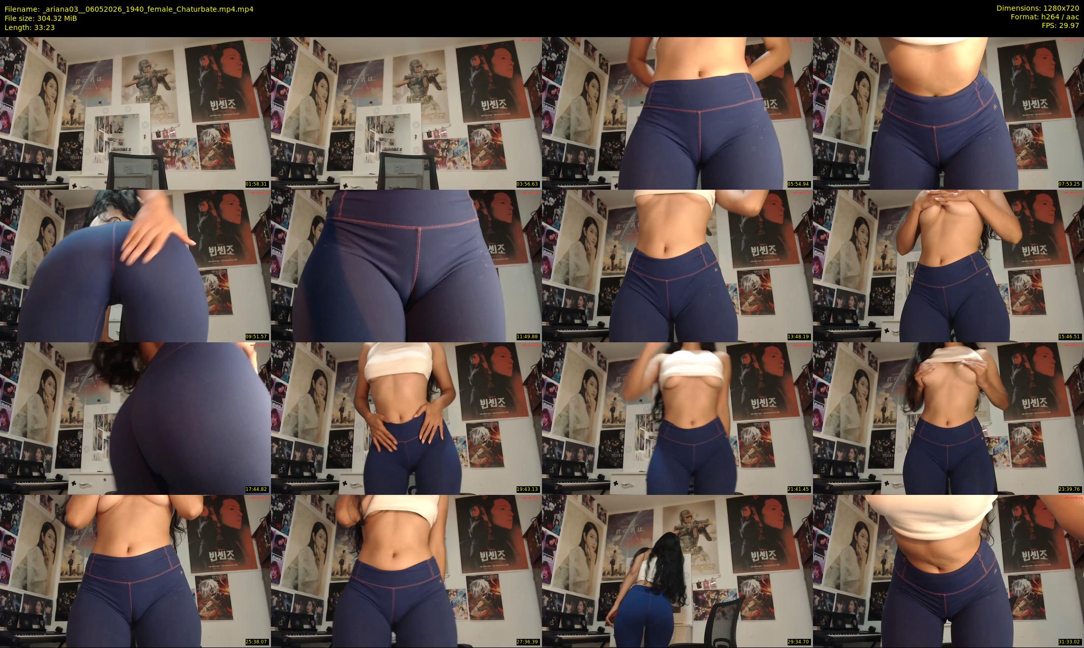 _ariana03_ — 34 minute Chaturbate female cam show recording, 720p, May 6, 2026