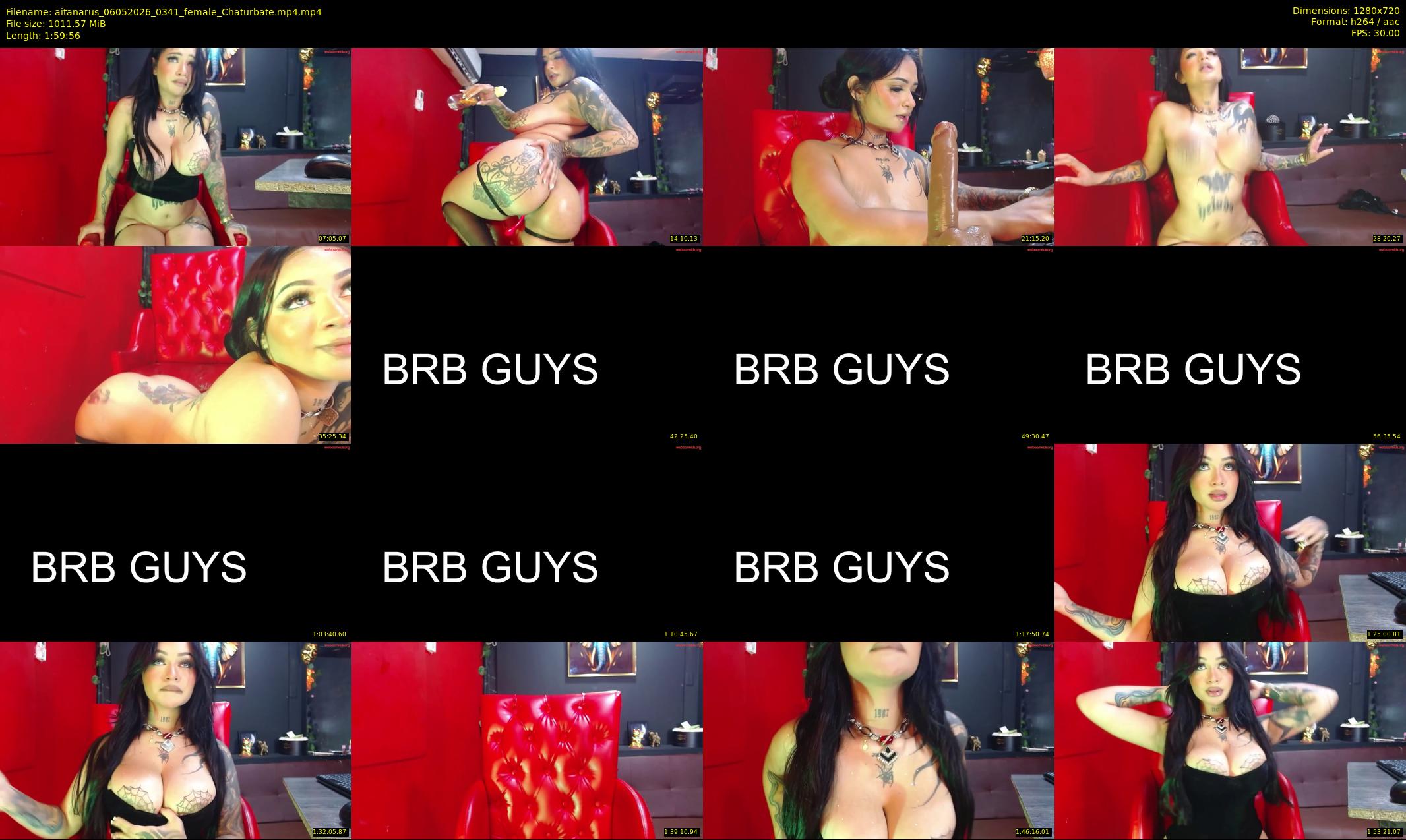 aitanarus — 120 minute Chaturbate female cam show recording, 720p, May 6, 2026