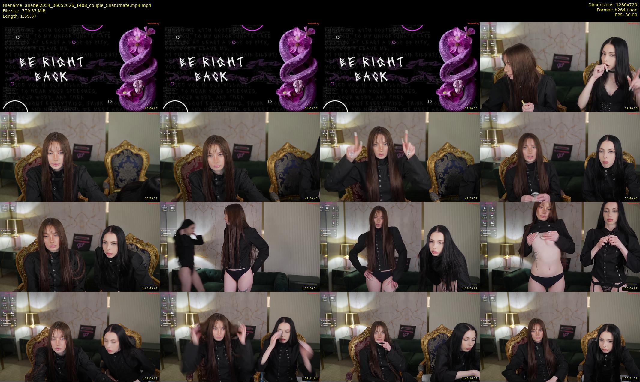 anabel2054 — 120 minute Chaturbate female cam show recording, 720p, May 6, 2026