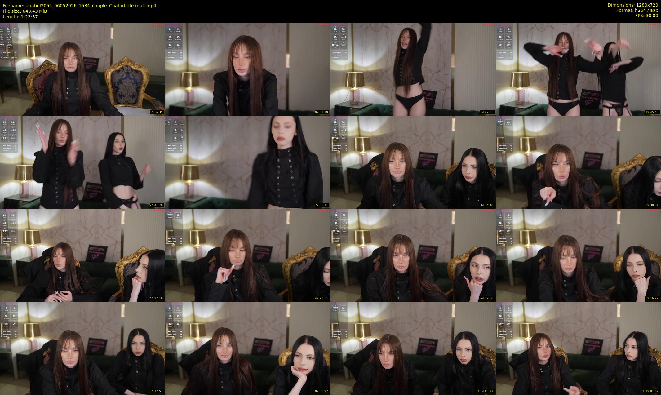 anabel2054 — 84 minute Chaturbate female cam show recording, 720p, May 6, 2026