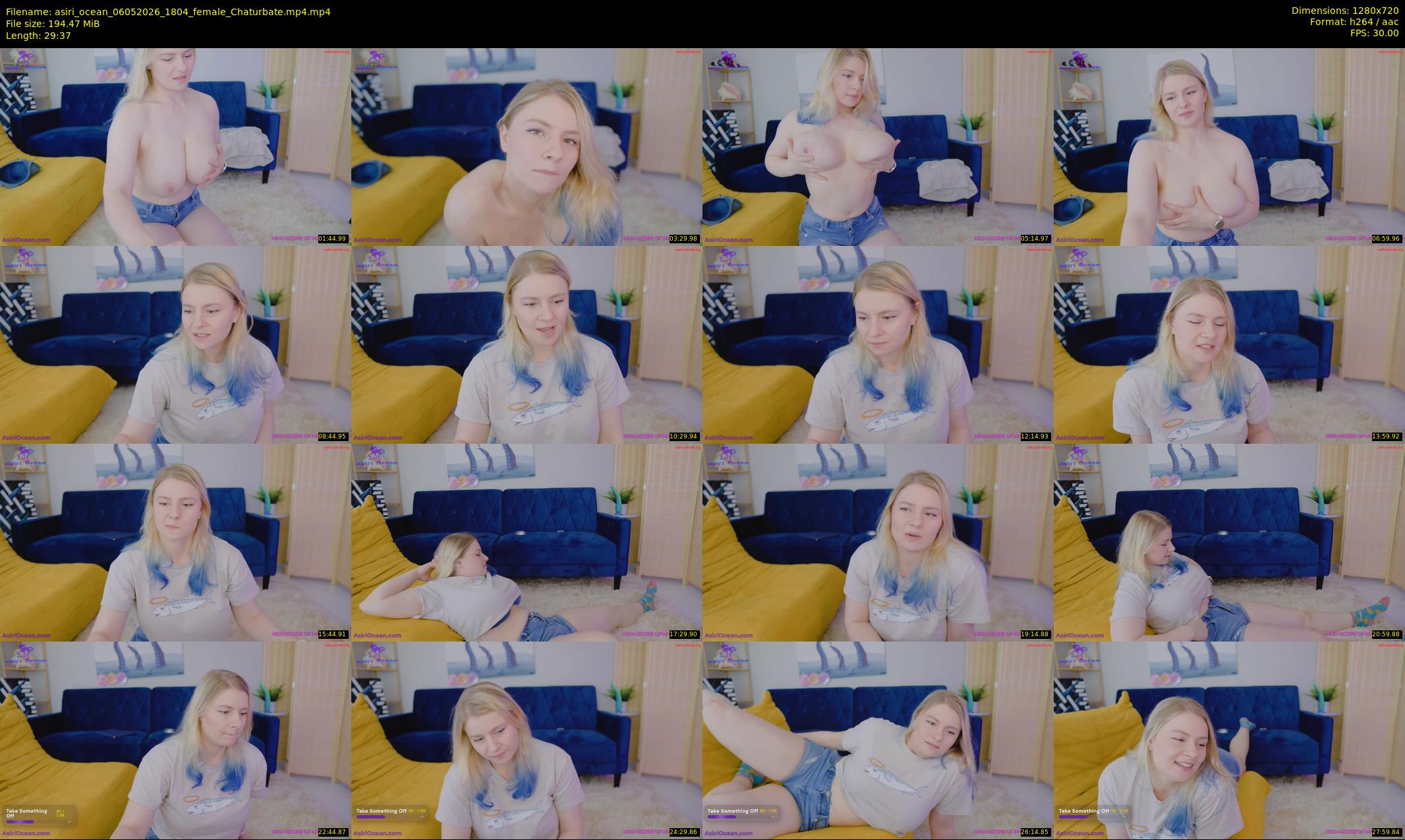 asiri_ocean — 30 minute Chaturbate female cam show recording, 720p, May 6, 2026