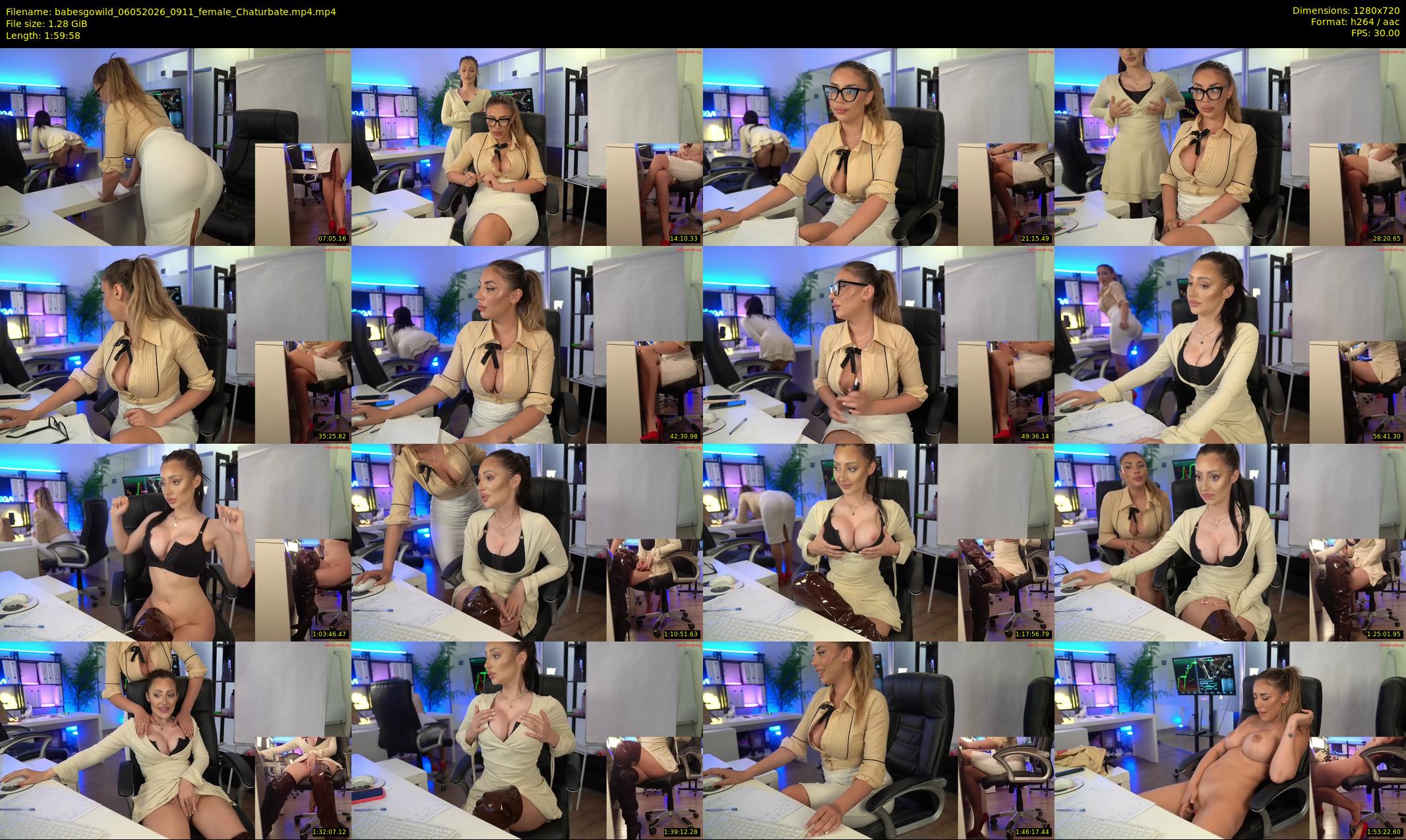 babesgowild — 120 minute Chaturbate couple cam show recording, 720p, May 6, 2026