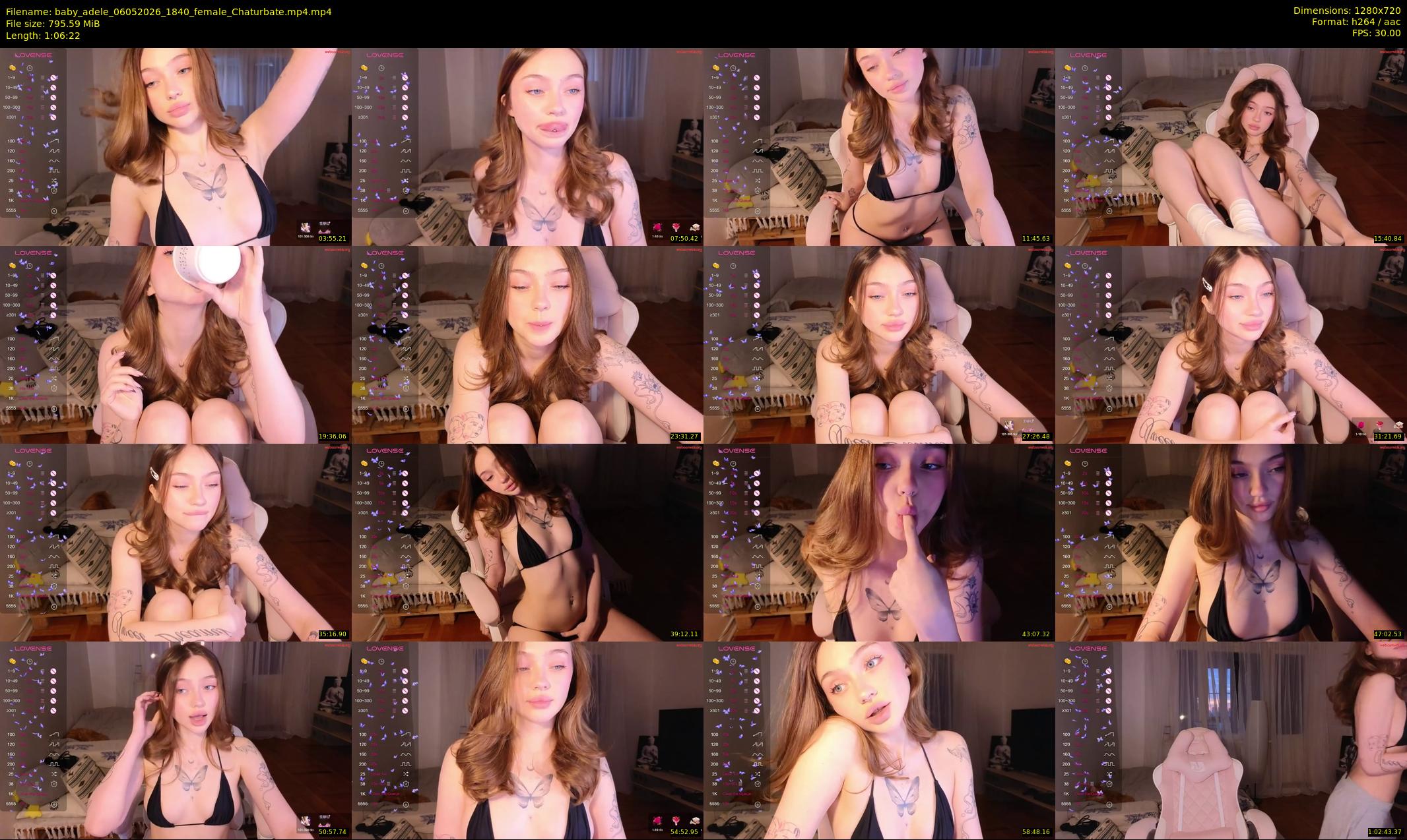 baby_adele — 67 minute Chaturbate female cam show recording, 720p, May 6, 2026