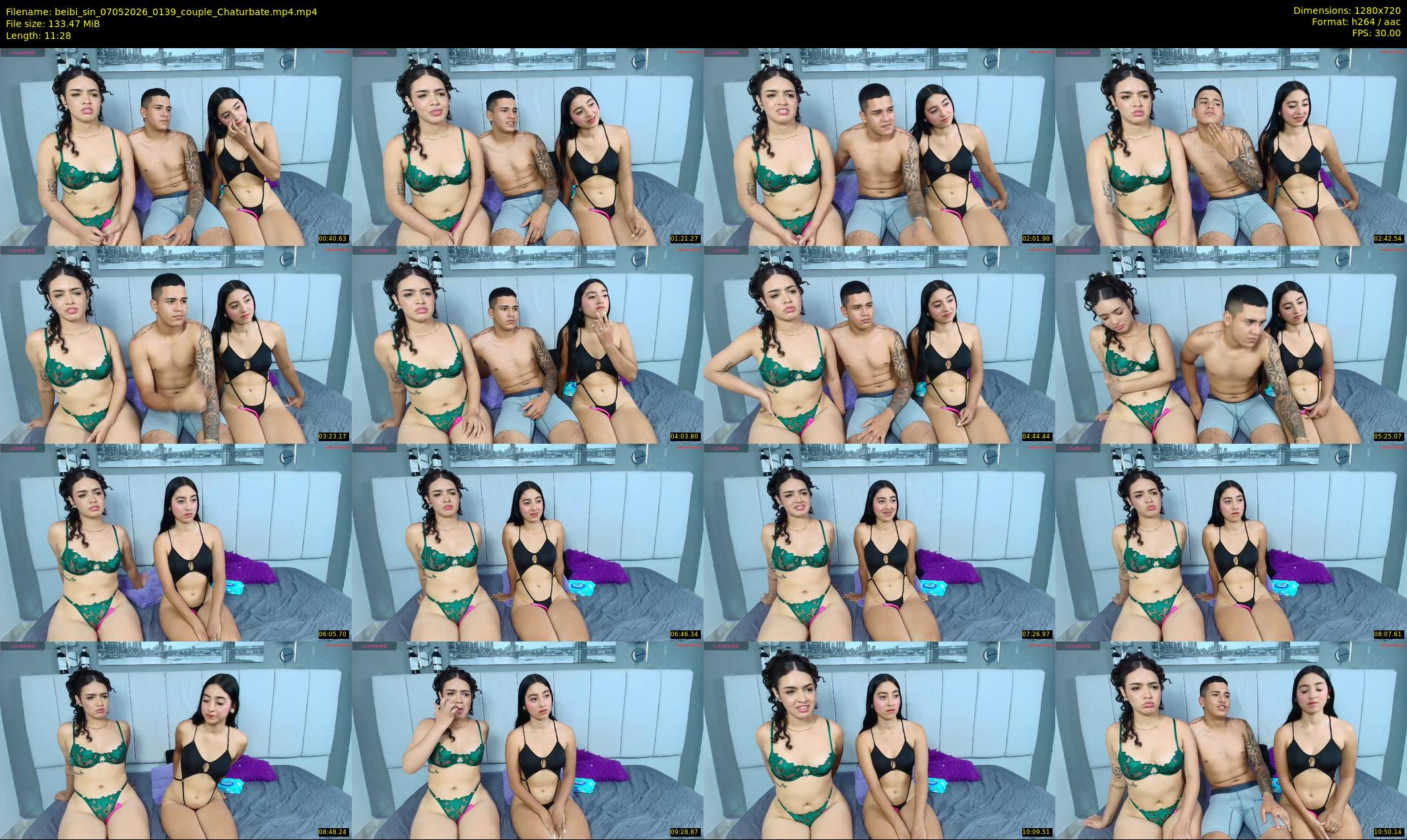 beibi_sin — 12 minute Chaturbate couple cam show recording, 720p, May 7, 2026