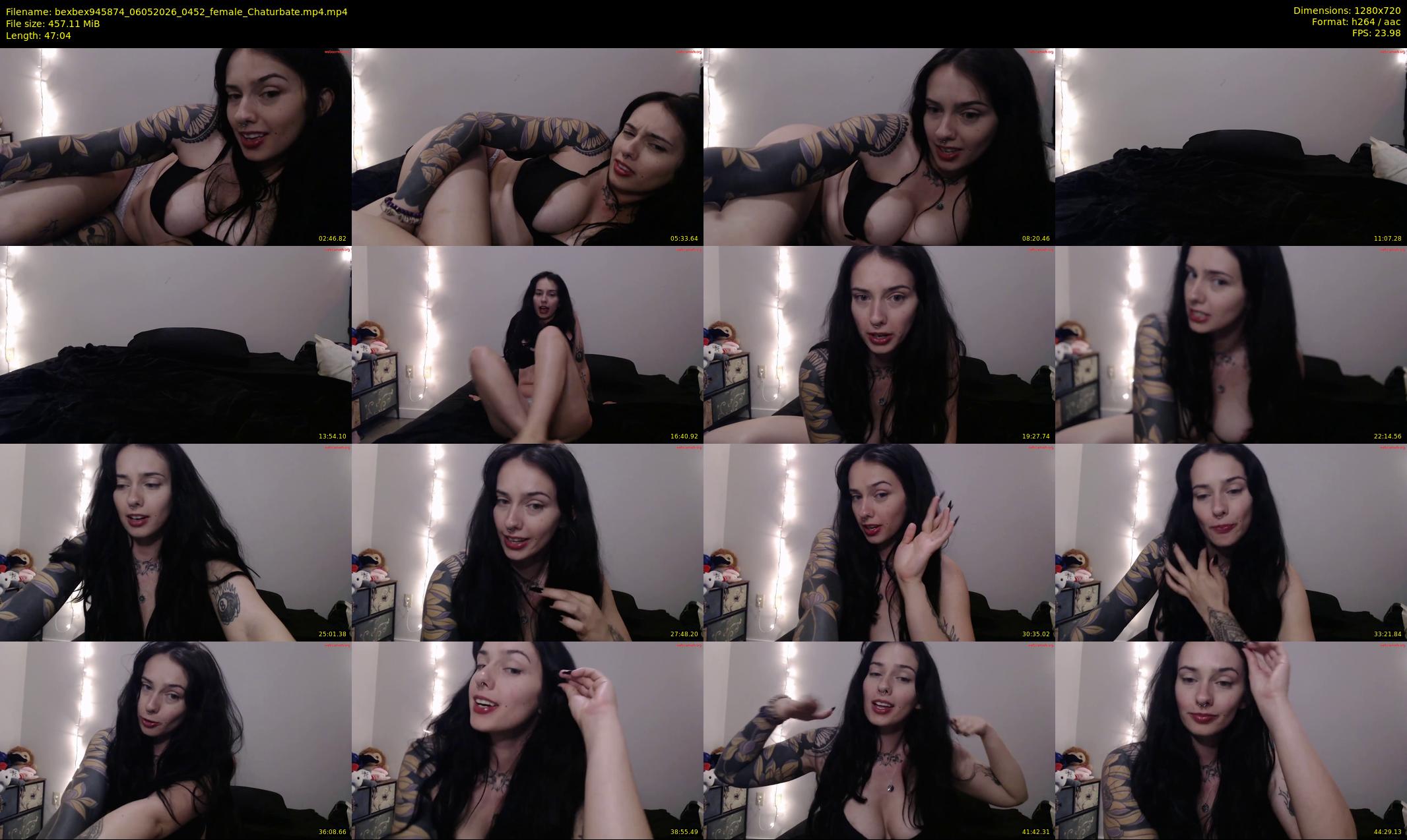 bexbex945874 — 48 minute Chaturbate female cam show recording, 720p, May 6, 2026