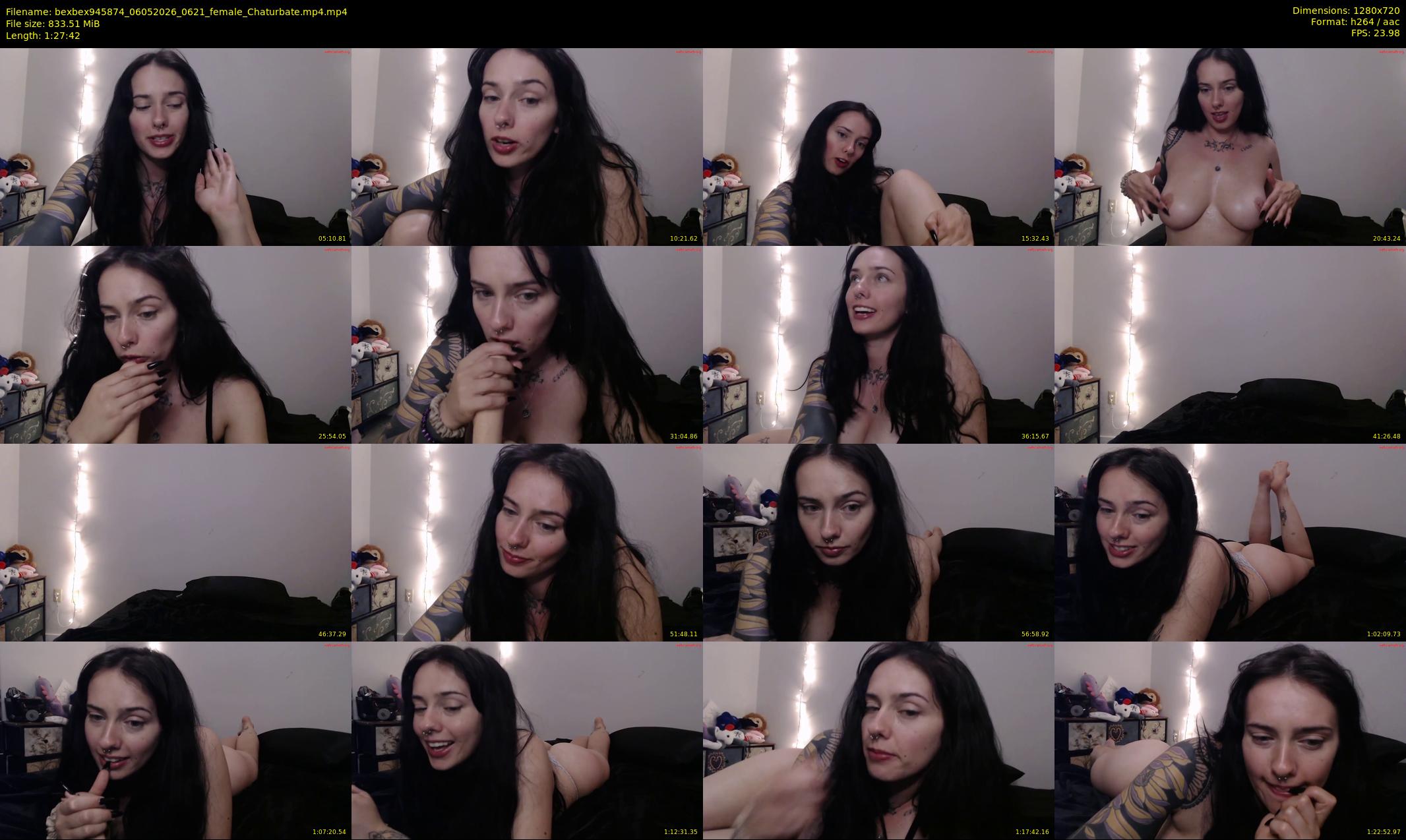 bexbex945874 — 88 minute Chaturbate female cam show recording, 720p, May 6, 2026