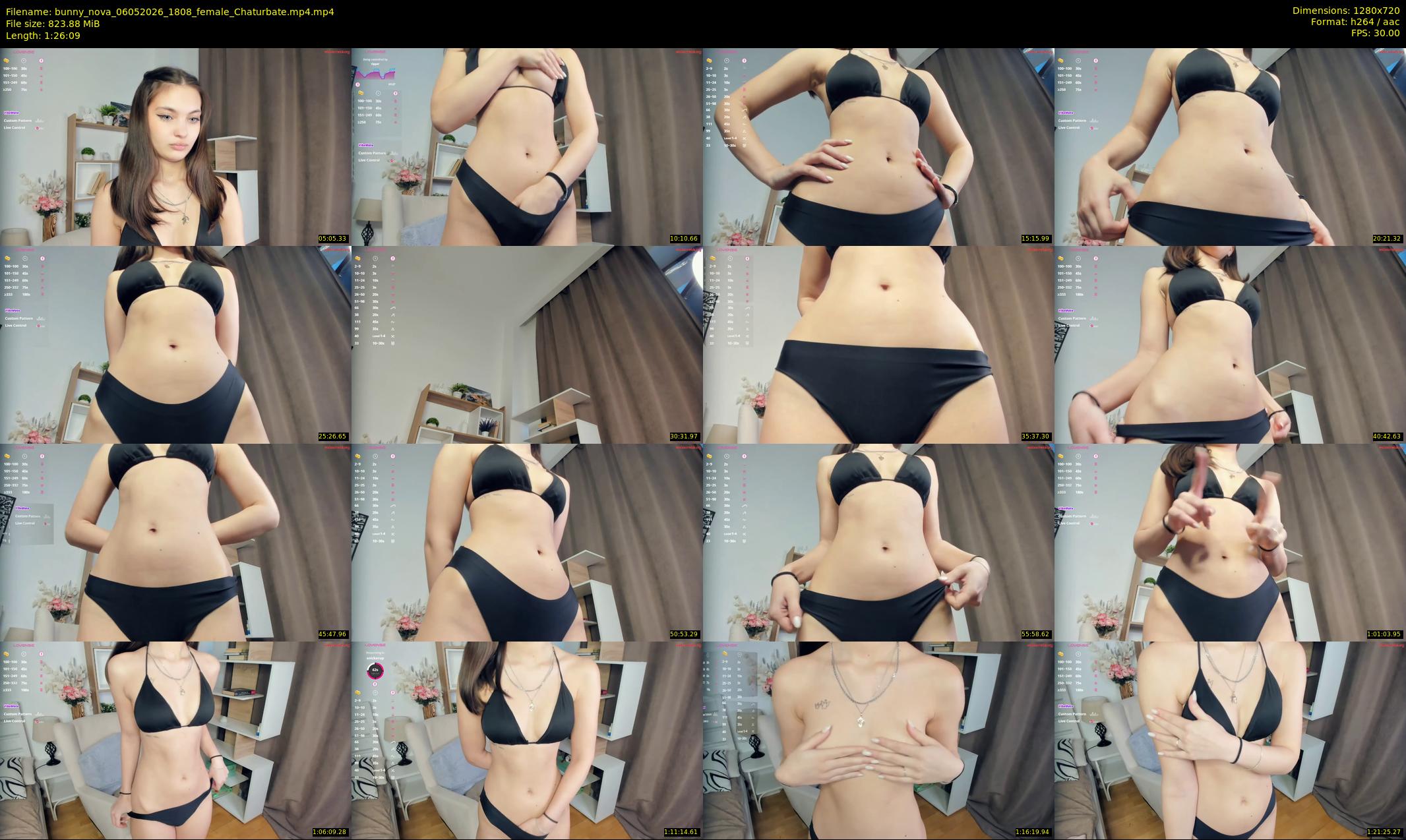 bunny_nova — 87 minute Chaturbate female cam show recording, 720p, May 6, 2026