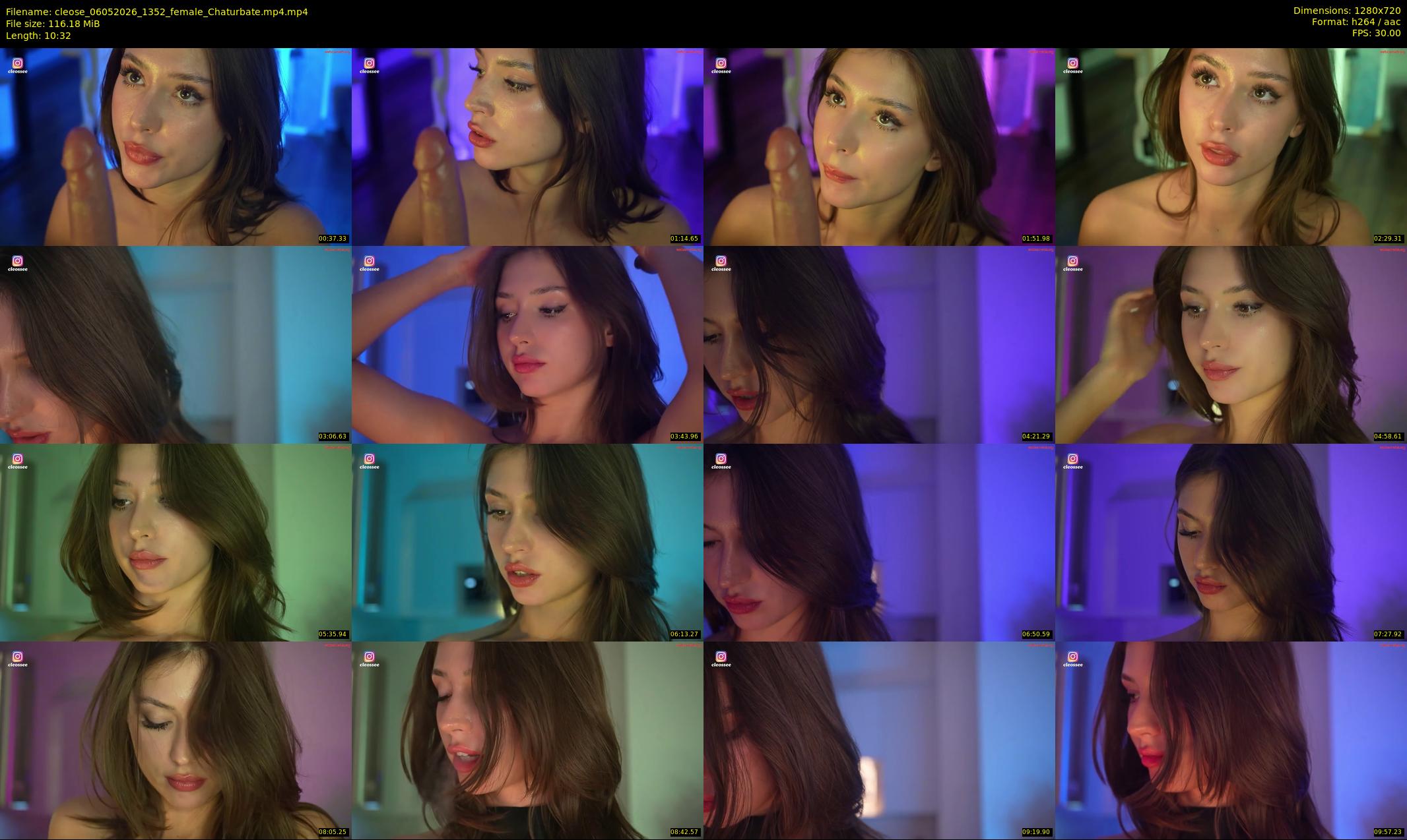 cleose — 11 minute Chaturbate female cam show recording, 720p, May 6, 2026