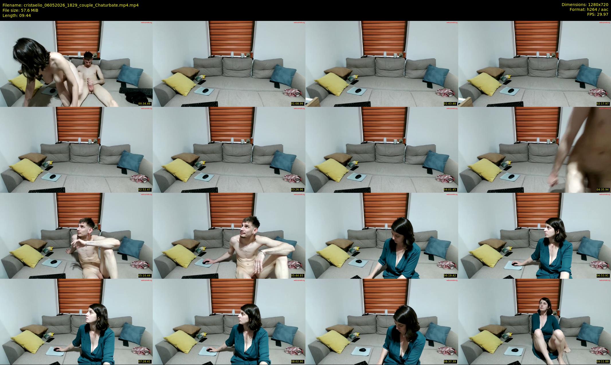 cristaelio — 10 minute Chaturbate couple cam show recording, 720p, May 6, 2026