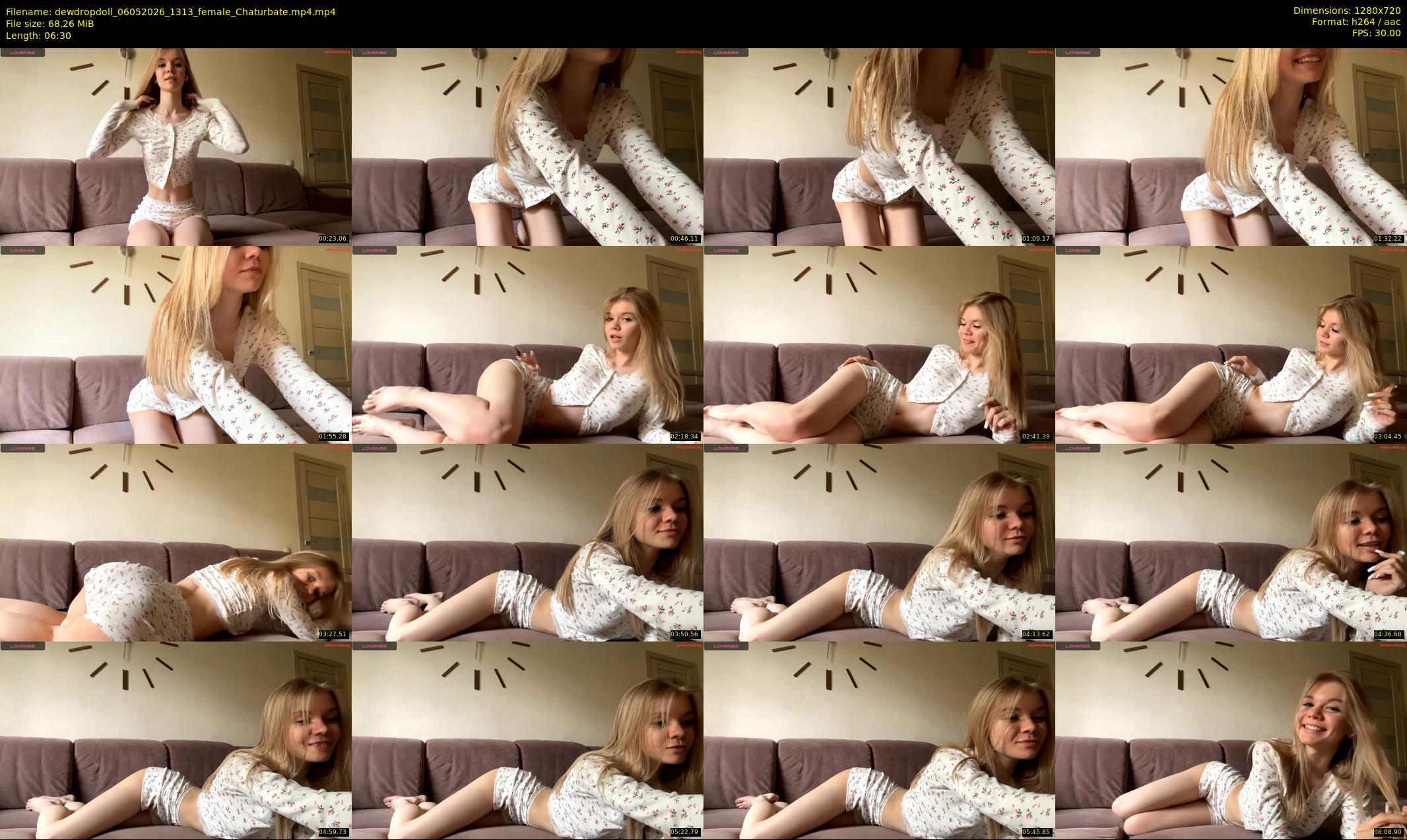 dewdropdoll — 7 minute Chaturbate female cam show recording, 720p, May 6, 2026