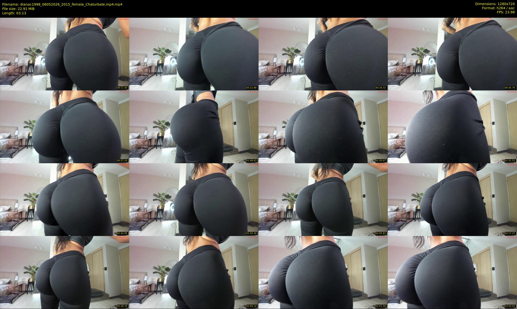 dianac1998 — 4 minute Chaturbate female cam show recording, 720p, May 6, 2026