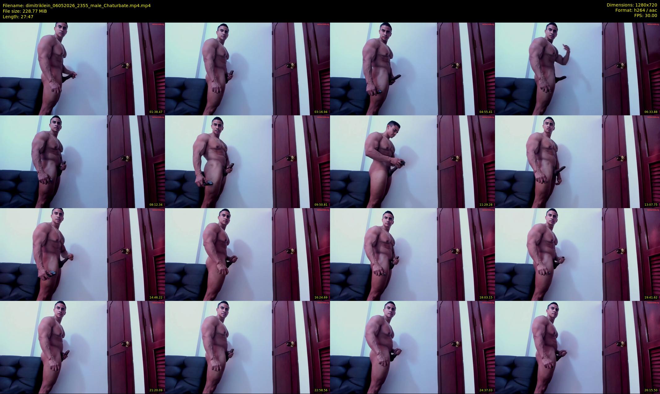 dimitriklein — 28 minute Chaturbate male cam show recording, 720p, May 6, 2026