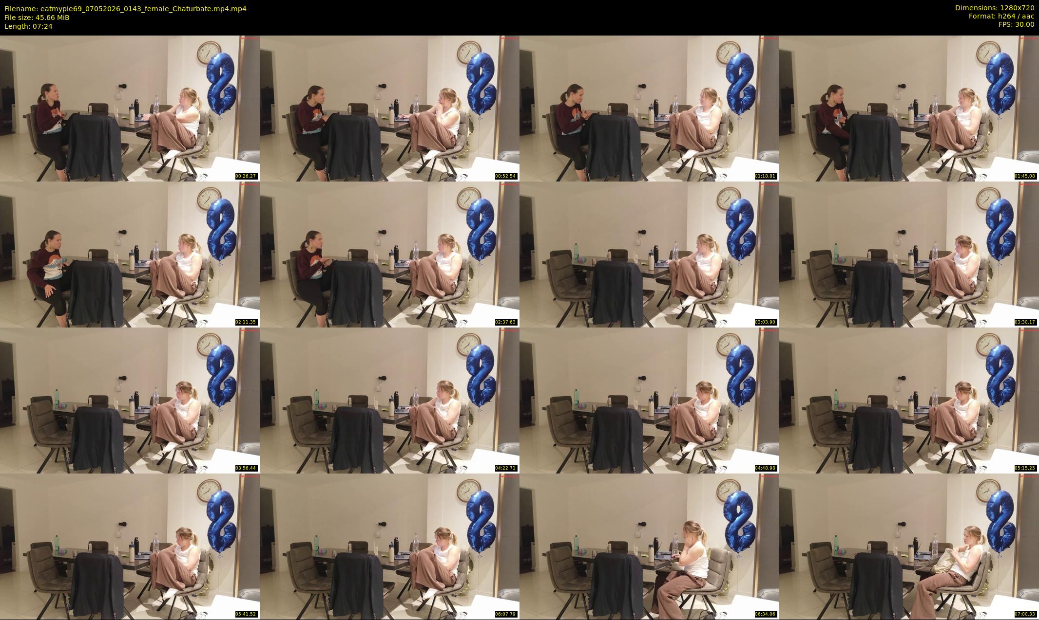 eatmypie69 — 8 minute Chaturbate female cam show recording, 720p, May 7, 2026