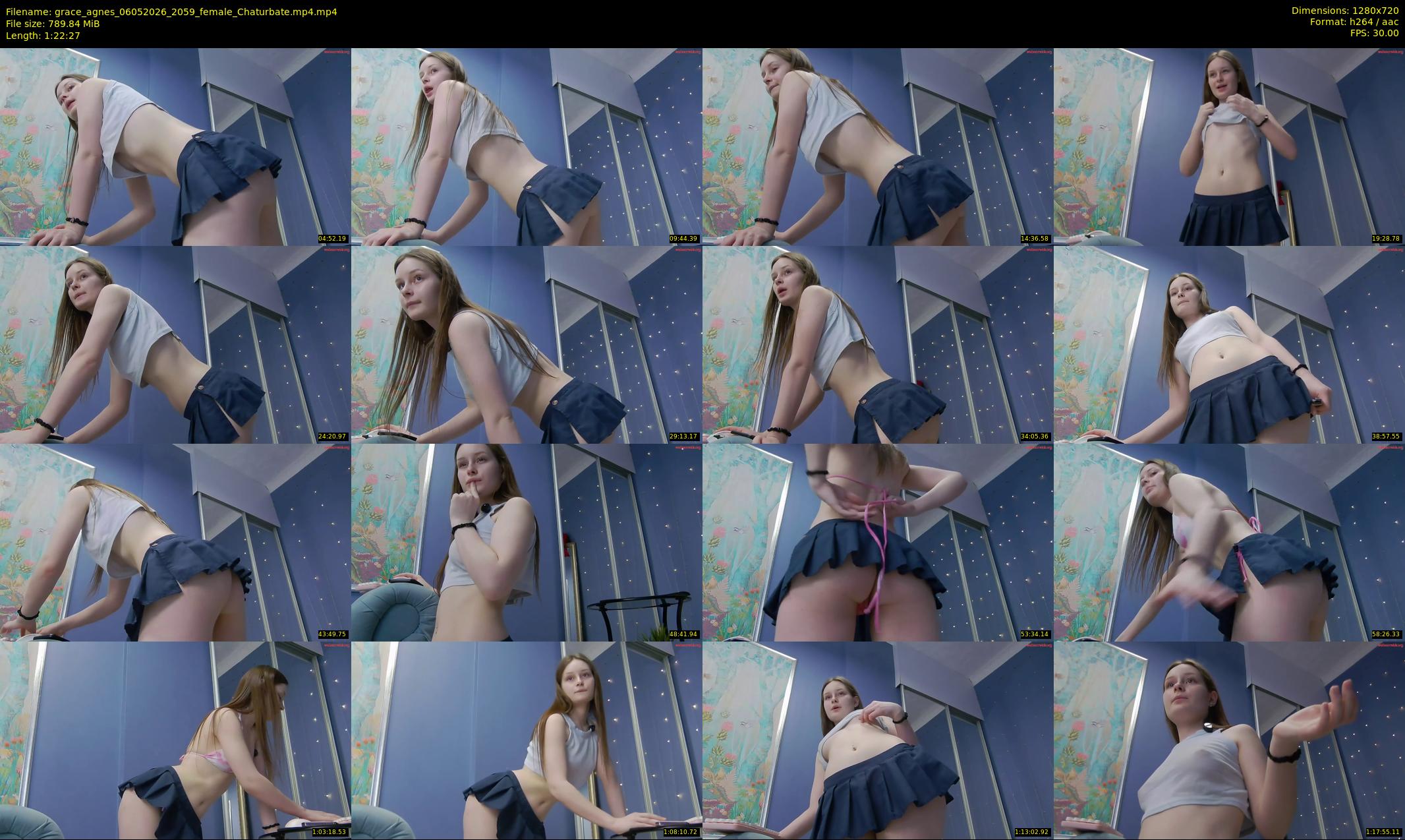 grace_agnes — 83 minute Chaturbate female cam show recording, 720p, May 6, 2026