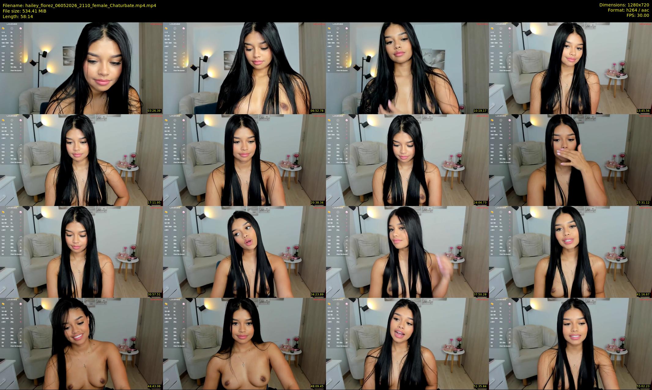 hailey_florez — 59 minute Chaturbate female cam show recording, 720p, May 6, 2026