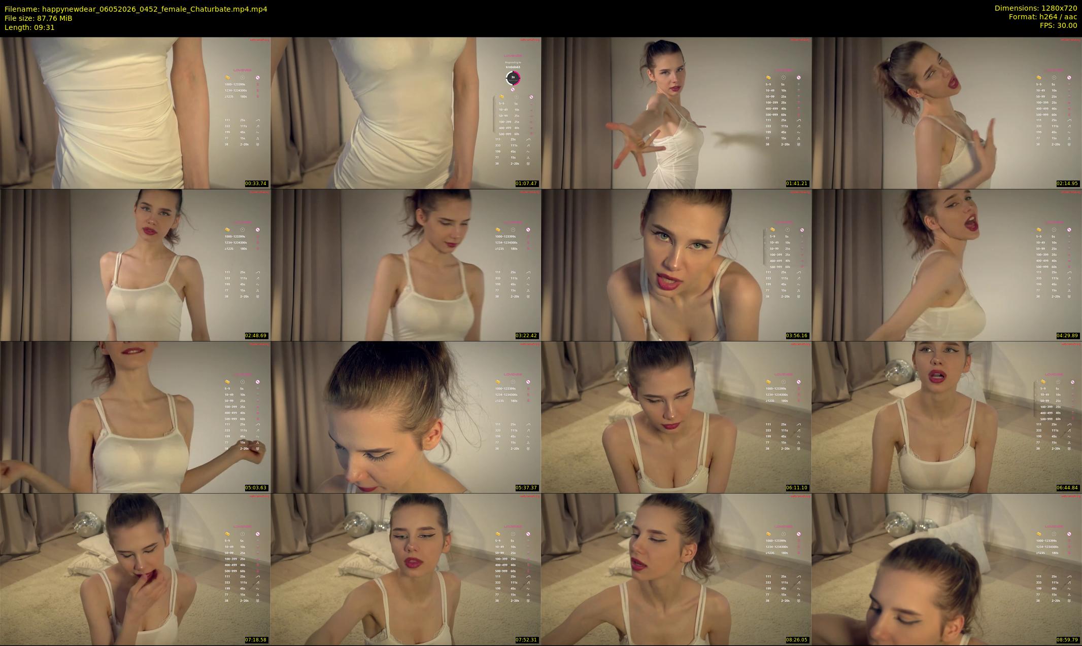 happynewdear — 10 minute Chaturbate female cam show recording, 720p, May 6, 2026