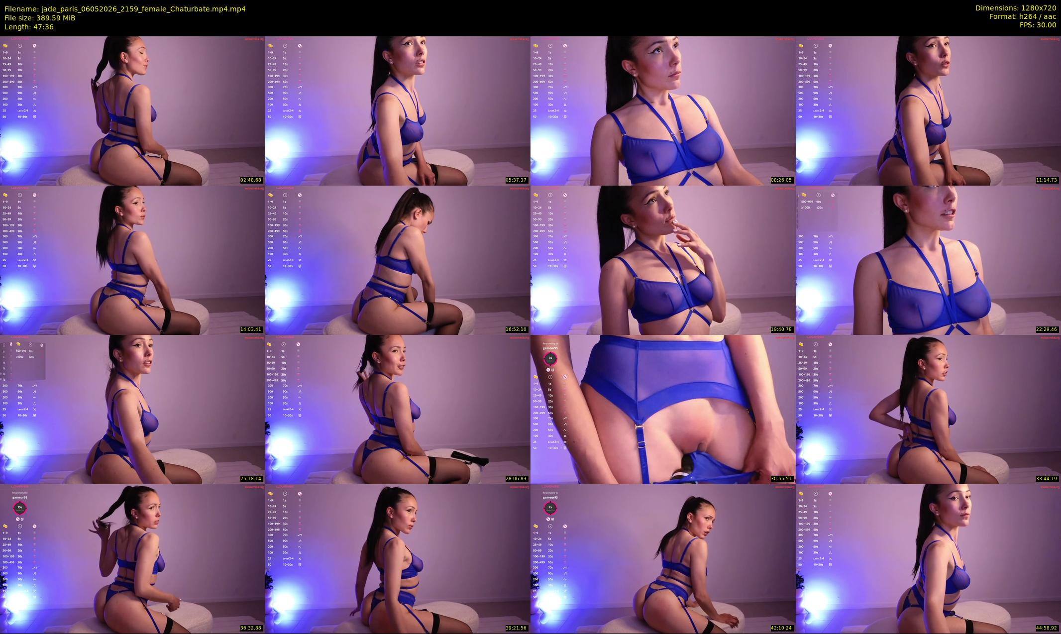 jade_paris — 48 minute Chaturbate female cam show recording, 720p, May 6, 2026
