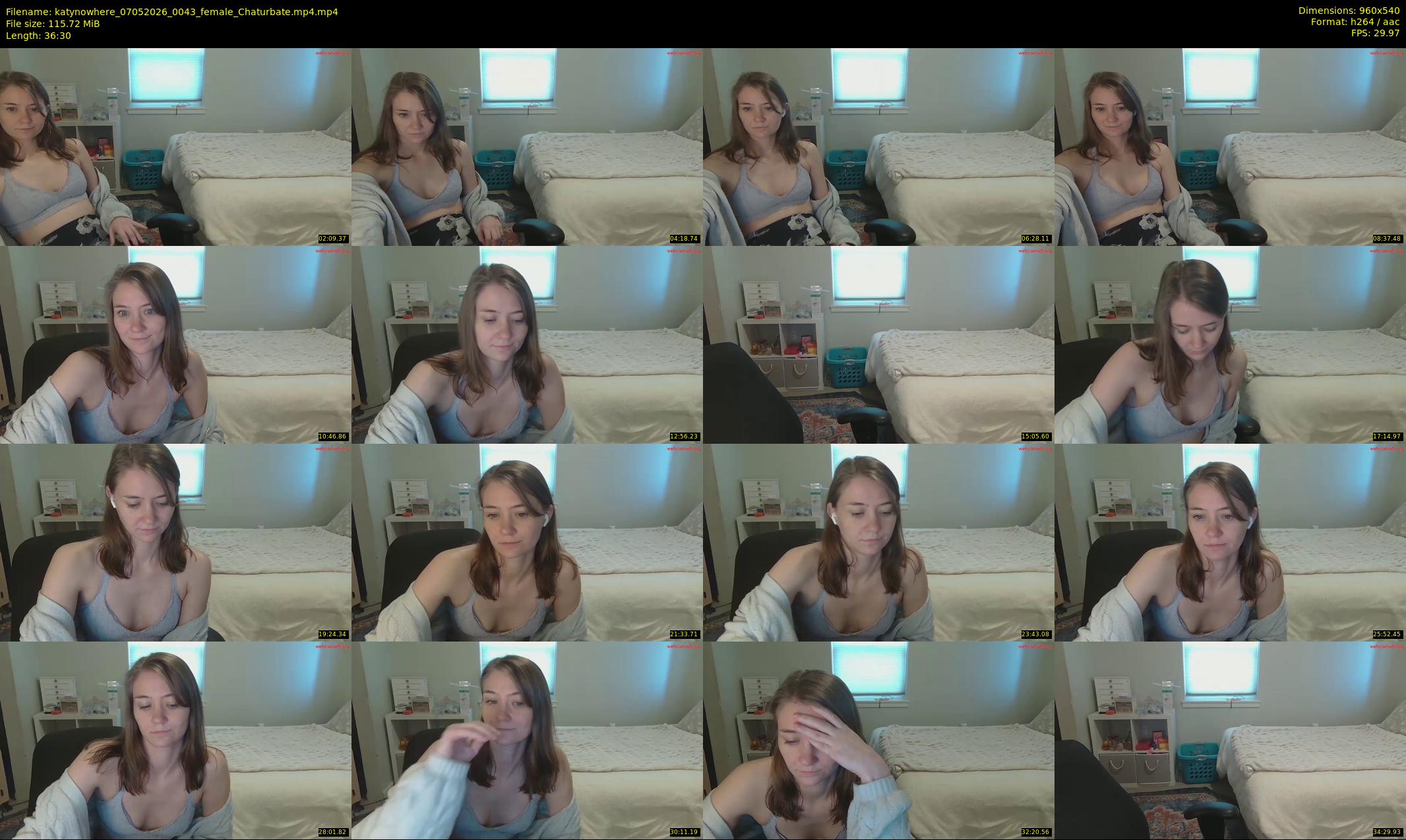 katynowhere — 37 minute Chaturbate female cam show recording, 480p, May 7, 2026