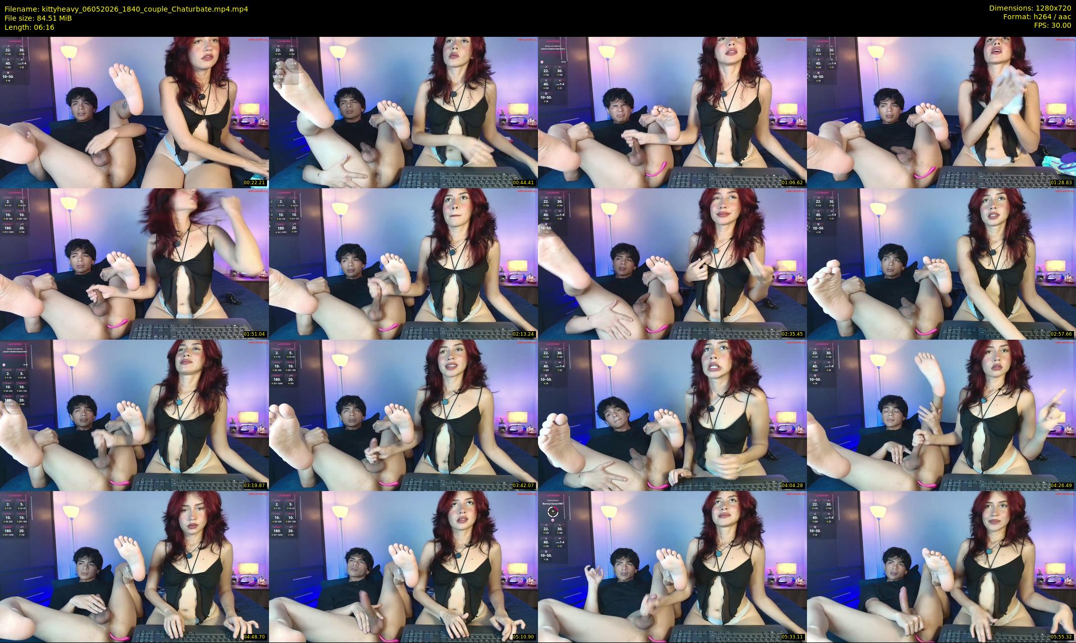 kittyheavy — 7 minute Chaturbate couple cam show recording, 720p, May 6, 2026