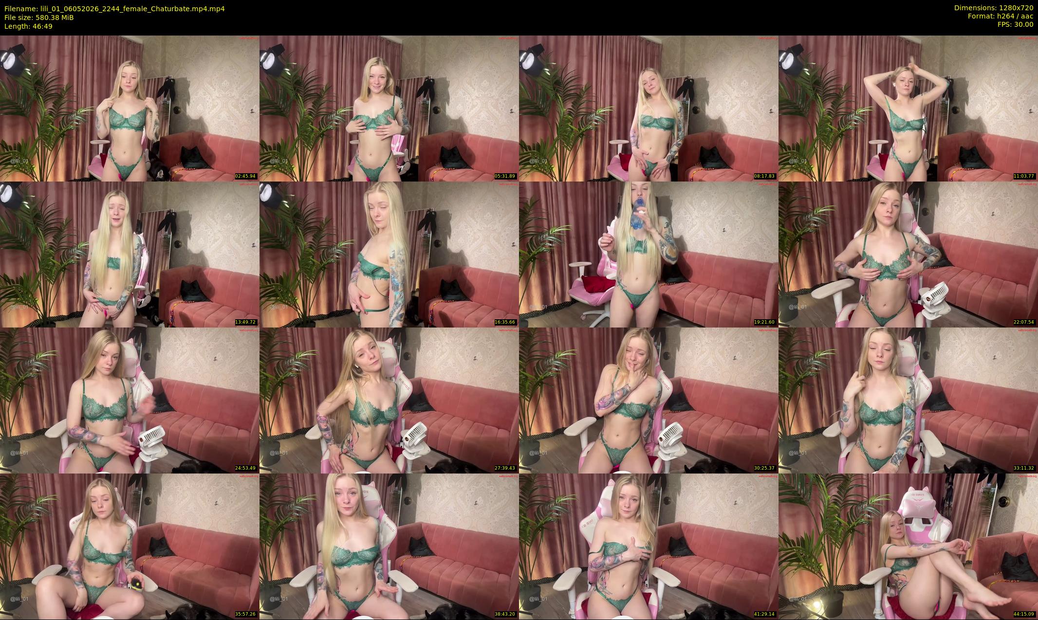lili_01 — 47 minute Chaturbate female cam show recording, 720p, May 6, 2026