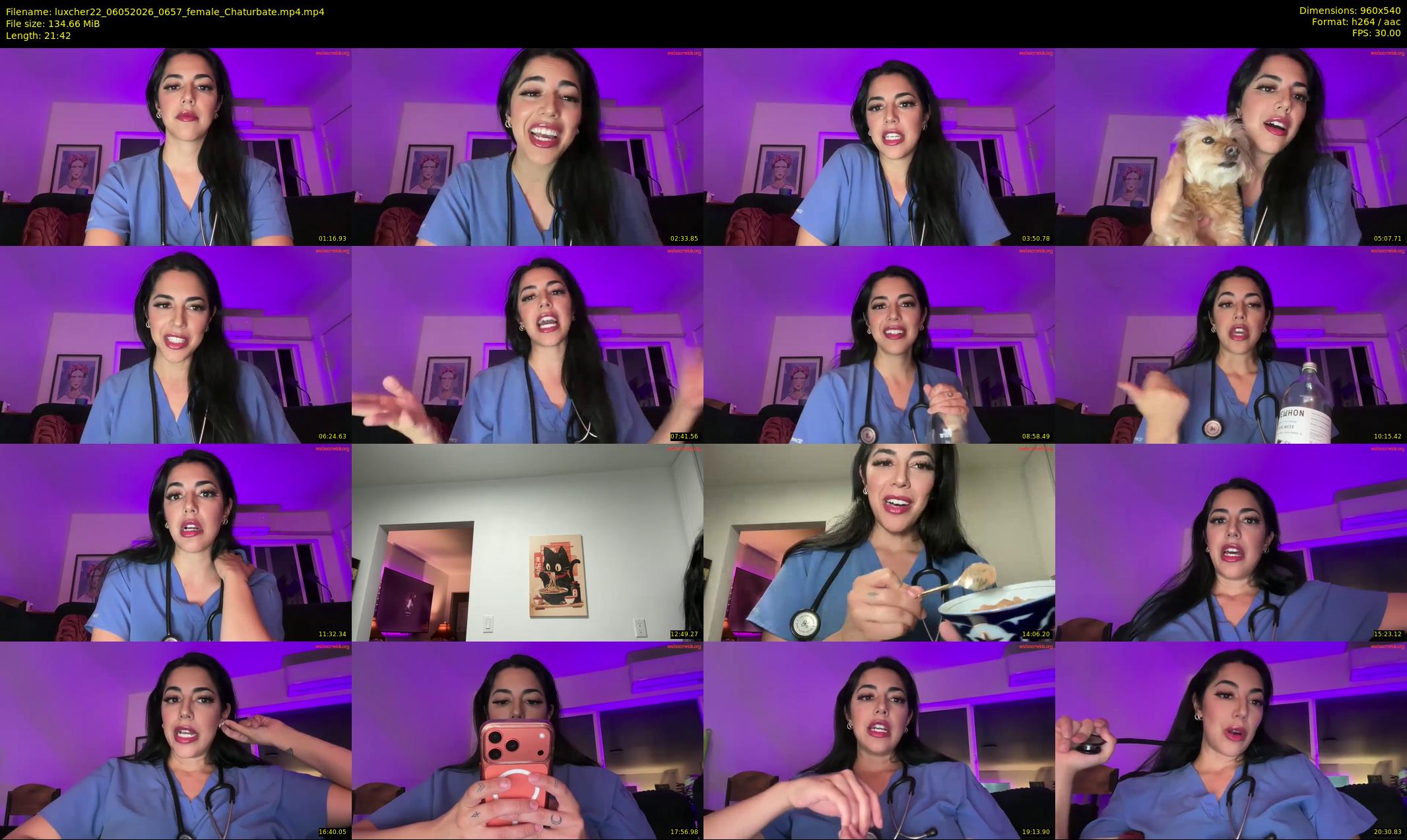 luxcher22 — 22 minute Chaturbate female cam show recording, 480p, May 6, 2026