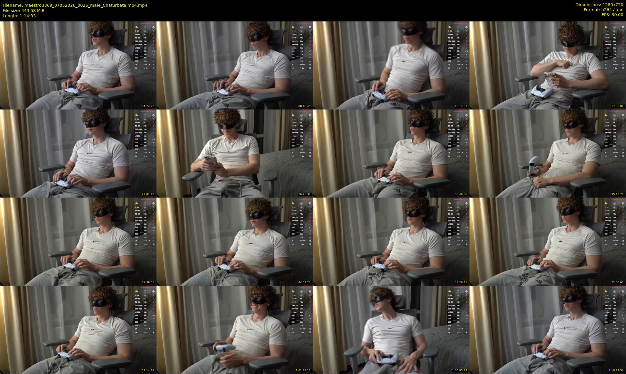 maestro3369 — 75 minute Chaturbate male cam show recording, 720p, May 7, 2026