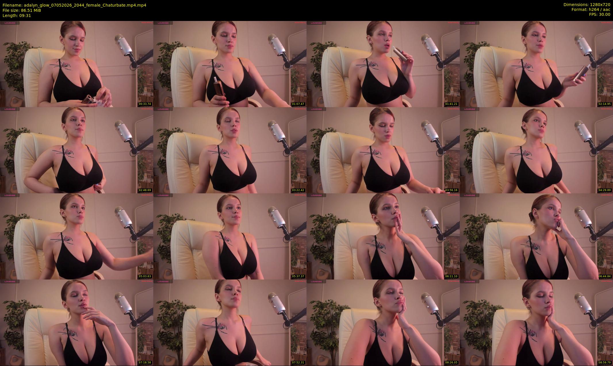 adalyn_glow — 10 minute Chaturbate female cam show recording, 720p, May 7, 2026