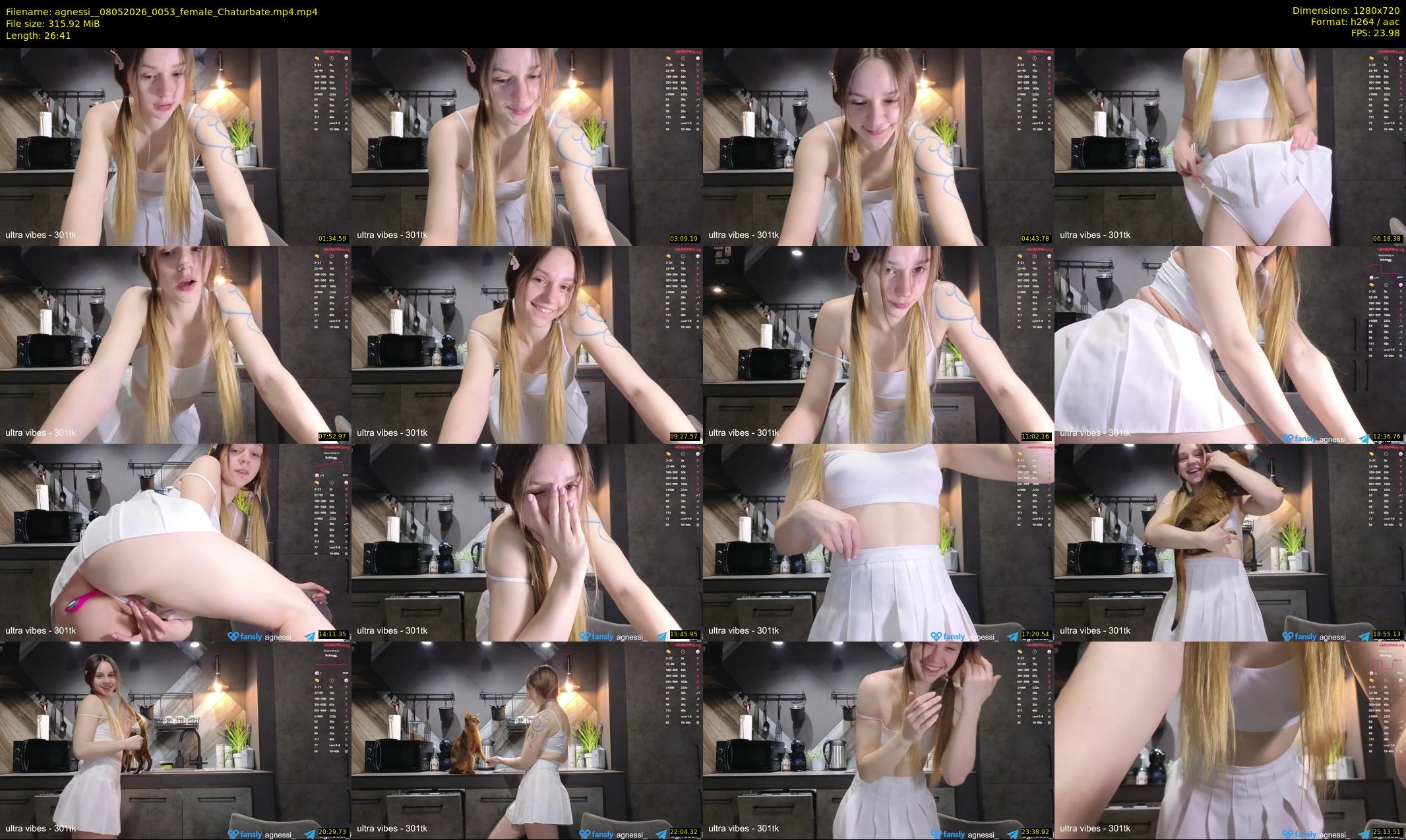 agnessi_ — 27 minute Chaturbate female cam show recording, 720p, May 8, 2026