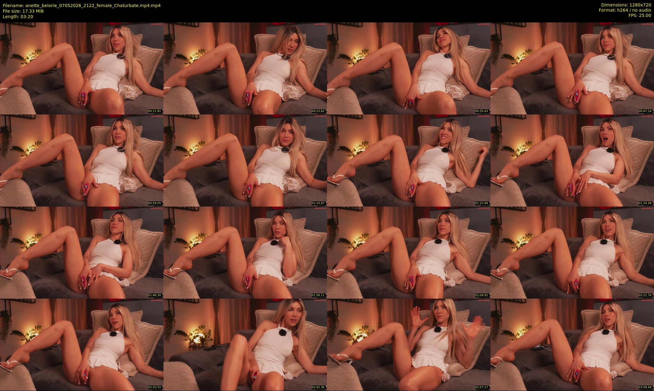 anette_belorie — 4 minute Chaturbate female cam show recording, 720p, May 7, 2026