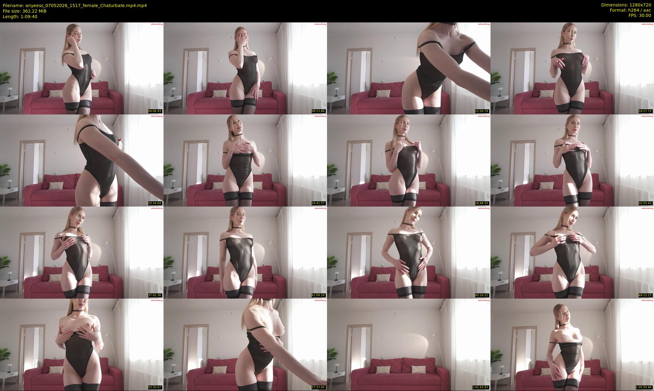 anyeess — 70 minute Chaturbate female cam show recording, 720p, May 7, 2026