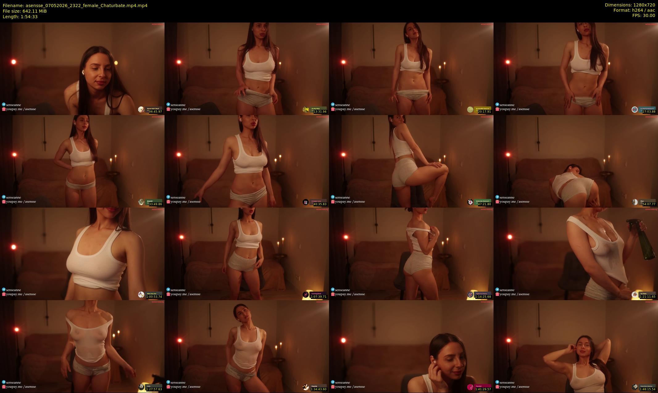 asensse — 115 minute Chaturbate female cam show recording, 720p, May 7, 2026