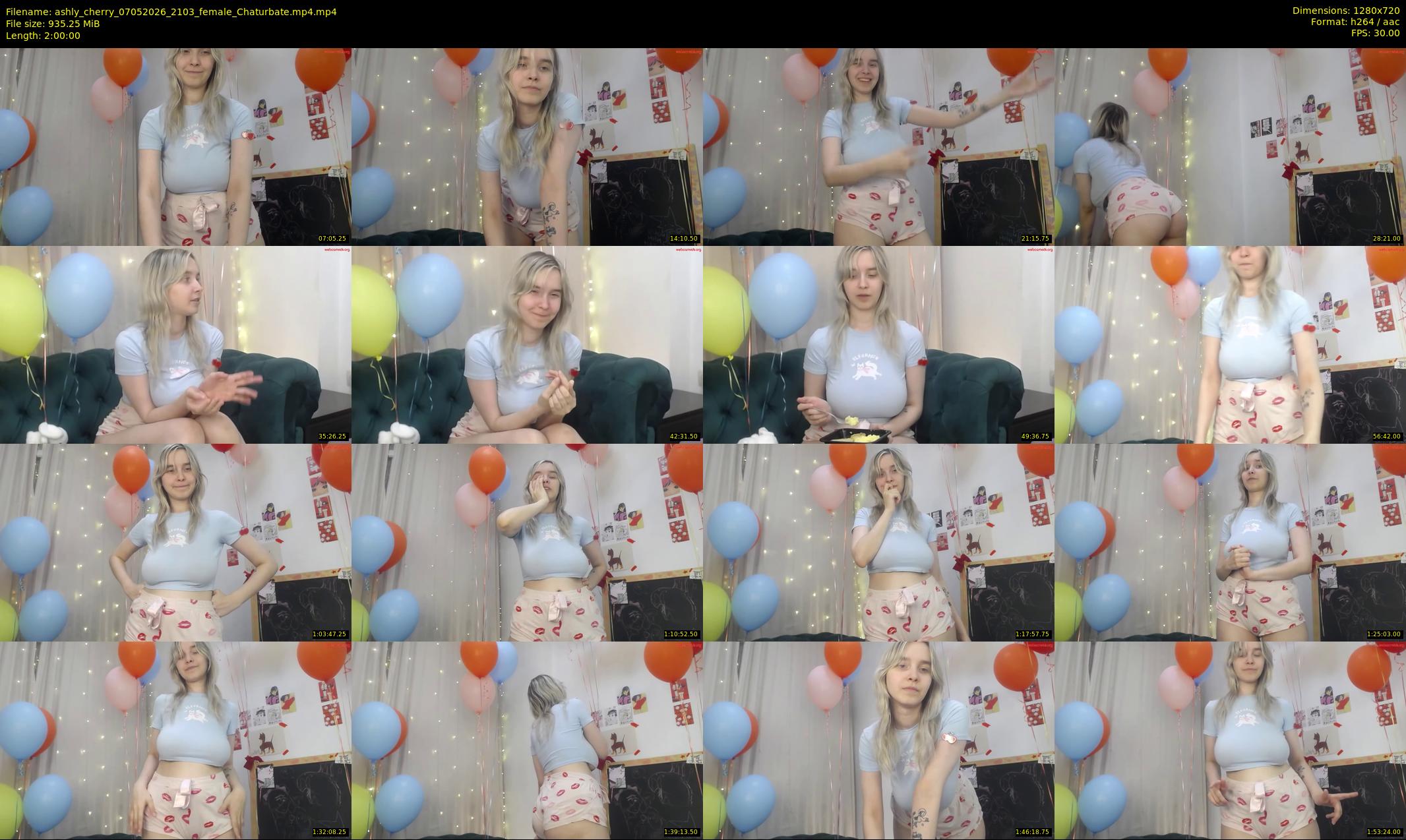 ashly_cherry — 120 minute Chaturbate female cam show recording, 720p, May 7, 2026