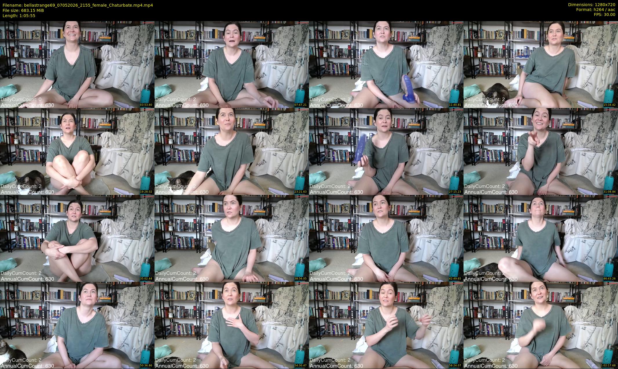 bellastrange69 — 66 minute Chaturbate female cam show recording, 720p, May 7, 2026